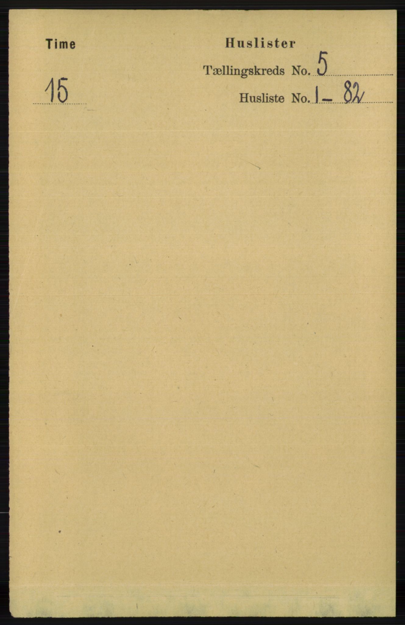 RA, Folketelling 1891 for 1121 Time herred, 1891, s. 1746