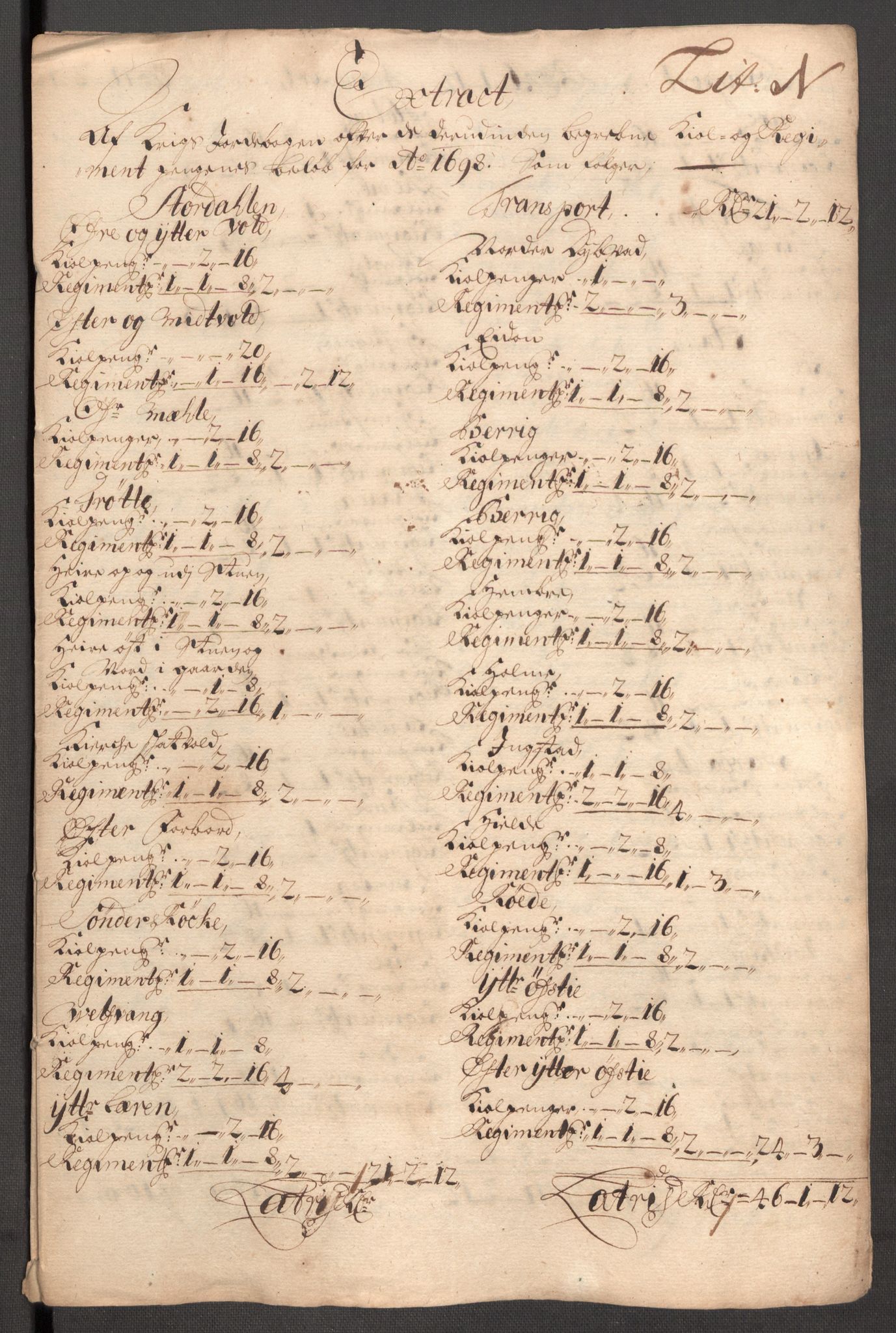 Rentekammeret inntil 1814, Reviderte regnskaper, Fogderegnskap, RA/EA-4092/R62/L4190: Fogderegnskap Stjørdal og Verdal, 1698, s. 200