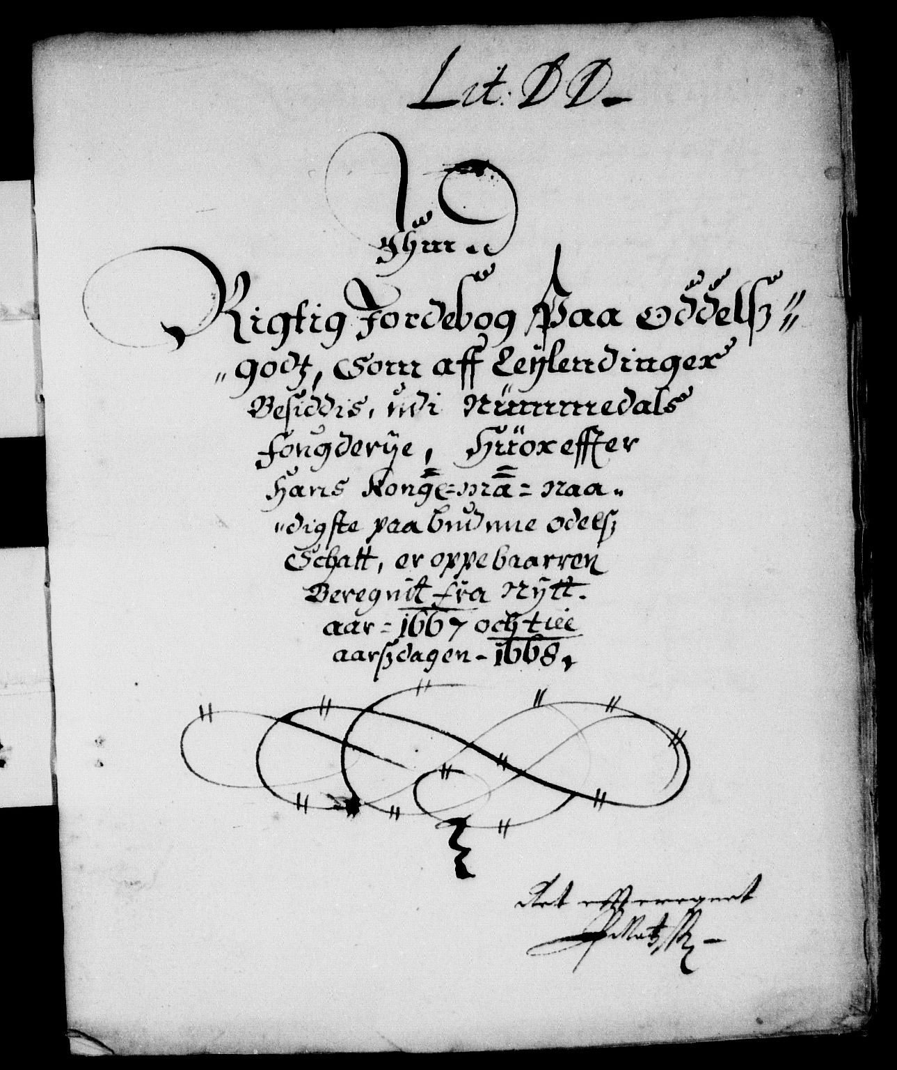 Rentekammeret inntil 1814, Reviderte regnskaper, Stiftamtstueregnskaper, Trondheim stiftamt og Nordland amt, AV/RA-EA-6044/R/Rd/L0021: Trondheim stiftamt, 1667