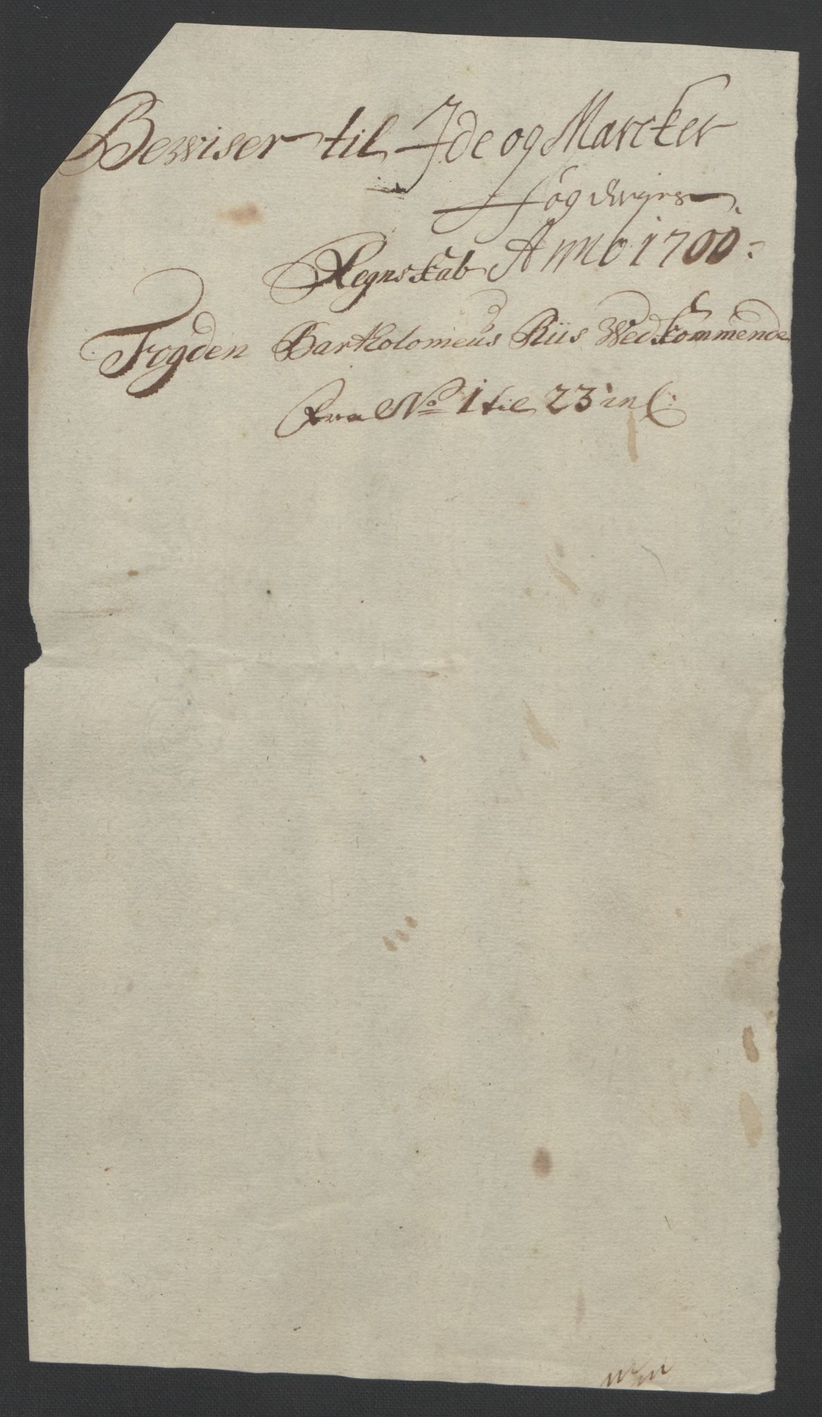 Rentekammeret inntil 1814, Reviderte regnskaper, Fogderegnskap, RA/EA-4092/R01/L0015: Fogderegnskap Idd og Marker, 1700-1701, s. 19