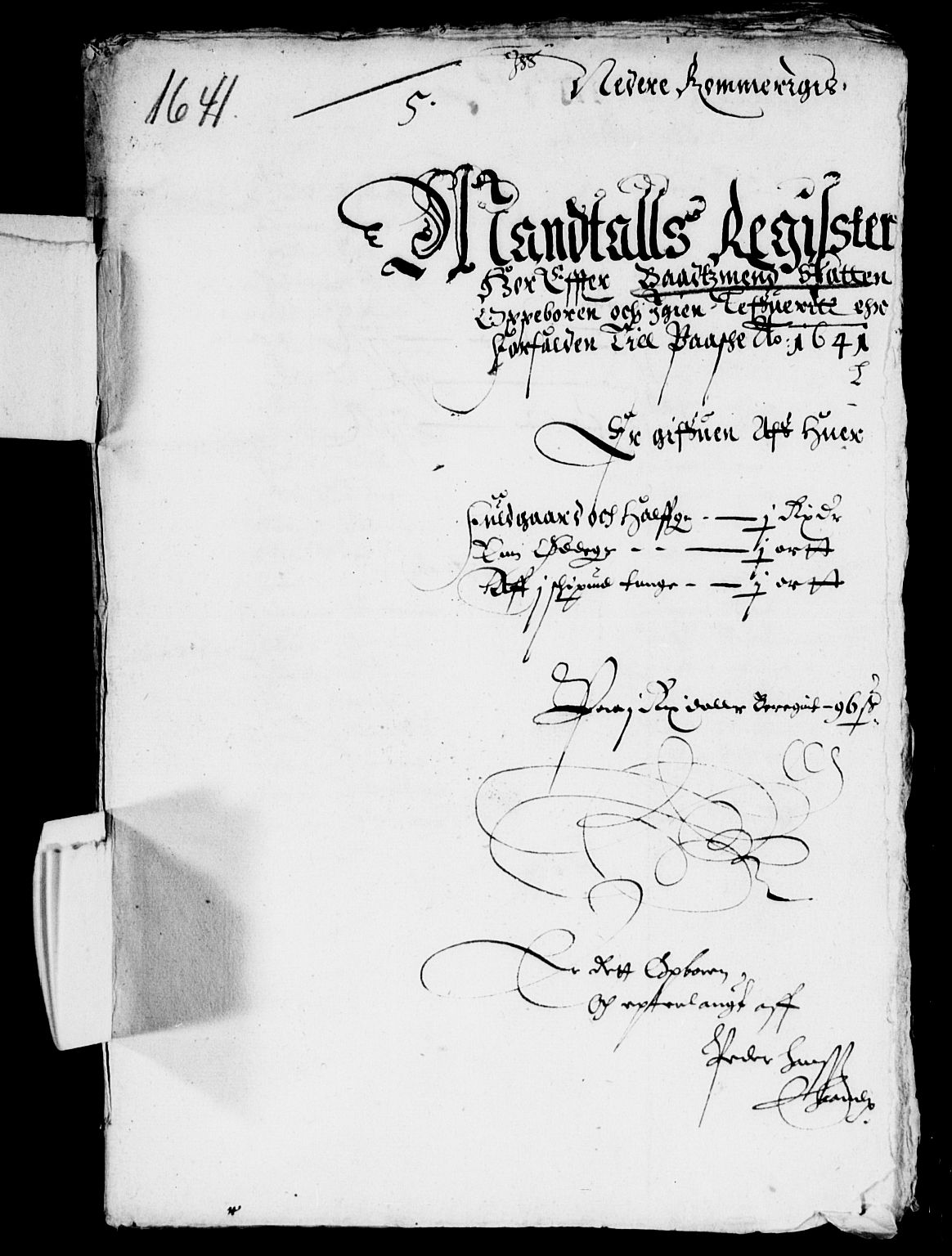 Rentekammeret inntil 1814, Reviderte regnskaper, Lensregnskaper, AV/RA-EA-5023/R/Rb/Rba/L0155: Akershus len, 1640-1641