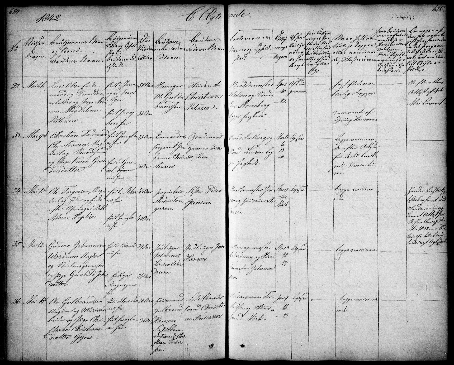 Oslo domkirke Kirkebøker, SAO/A-10752/F/Fa/L0019: Ministerialbok nr. 19, 1828-1847, s. 624-625