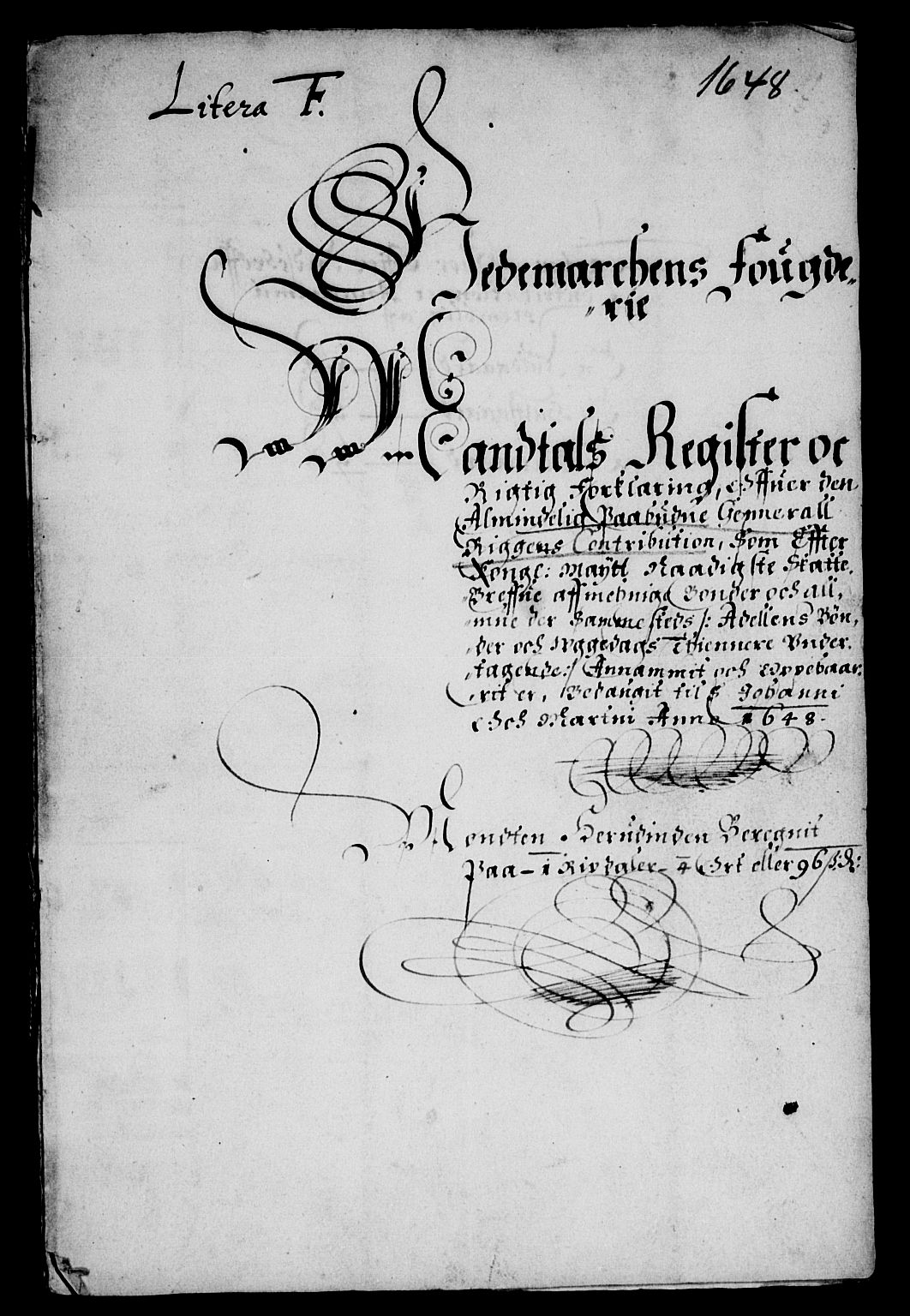 Rentekammeret inntil 1814, Reviderte regnskaper, Lensregnskaper, RA/EA-5023/R/Rb/Rba/L0196: Akershus len, 1648-1649