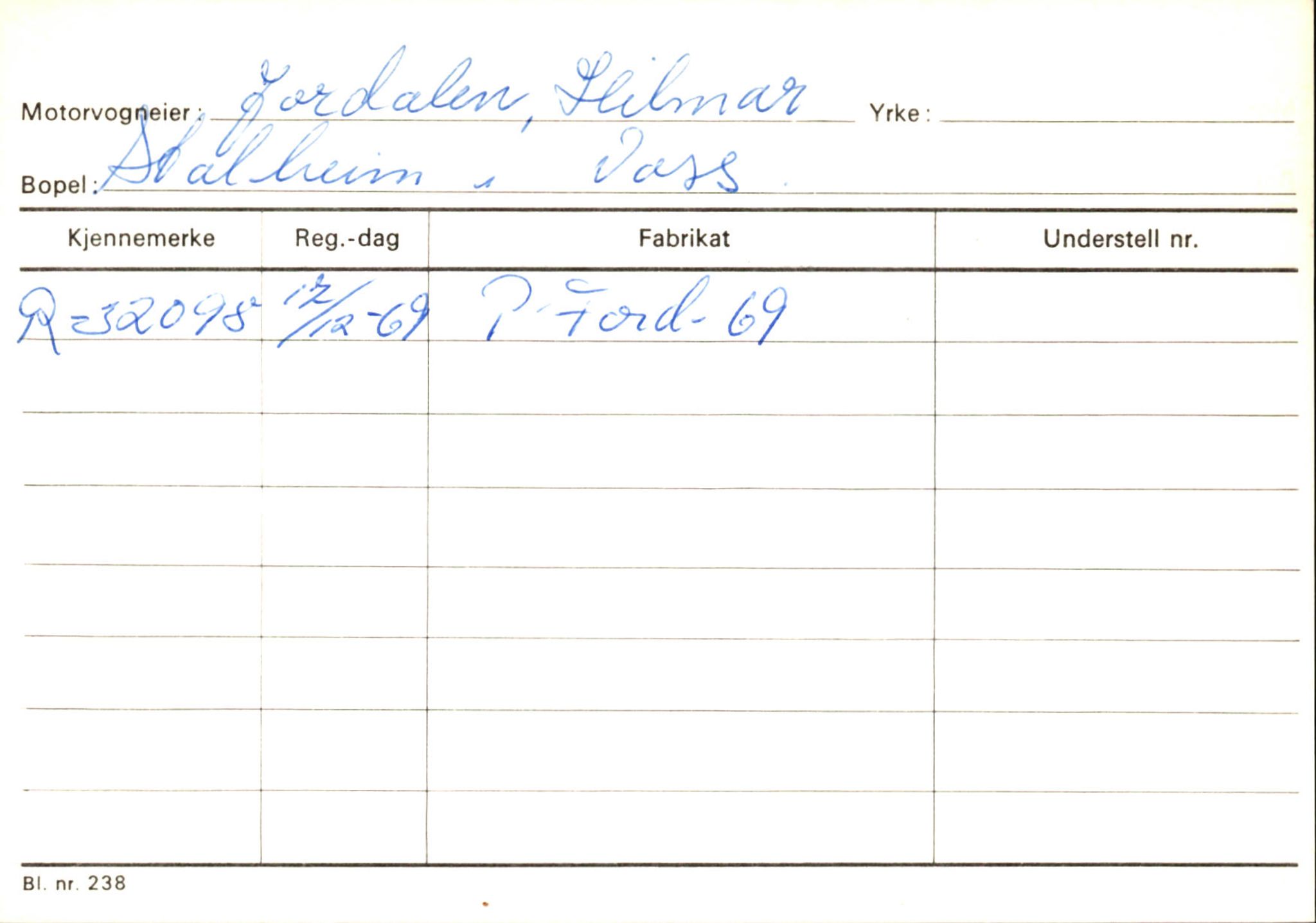 Statens vegvesen, Hordaland vegkontor, AV/SAB-A-5201/2/Ha/L0028: R-eierkort J-K, 1920-1971, s. 15