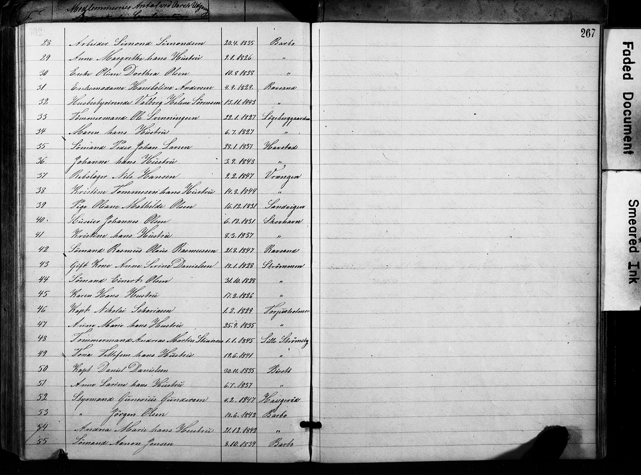 Metodistmenigheten, Arendal, AV/SAK-1292-0011/F/Fa/L0001: Dissenterprotokoll nr. F-2, 1867-1879, s. 267