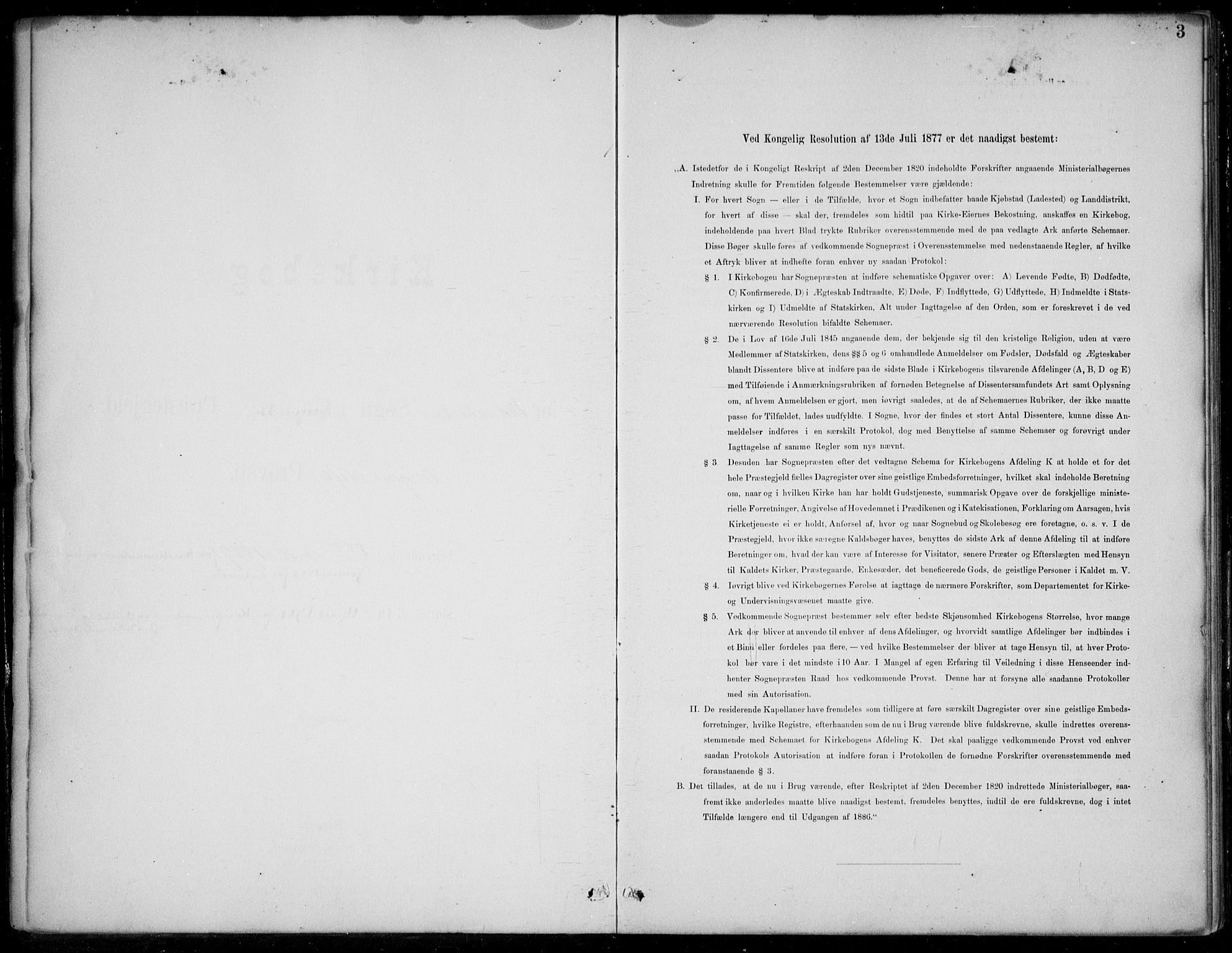 Mariakirken Sokneprestembete, SAB/A-76901/H/Hab/L0008: Klokkerbok nr. A 8, 1889-1908, s. 3