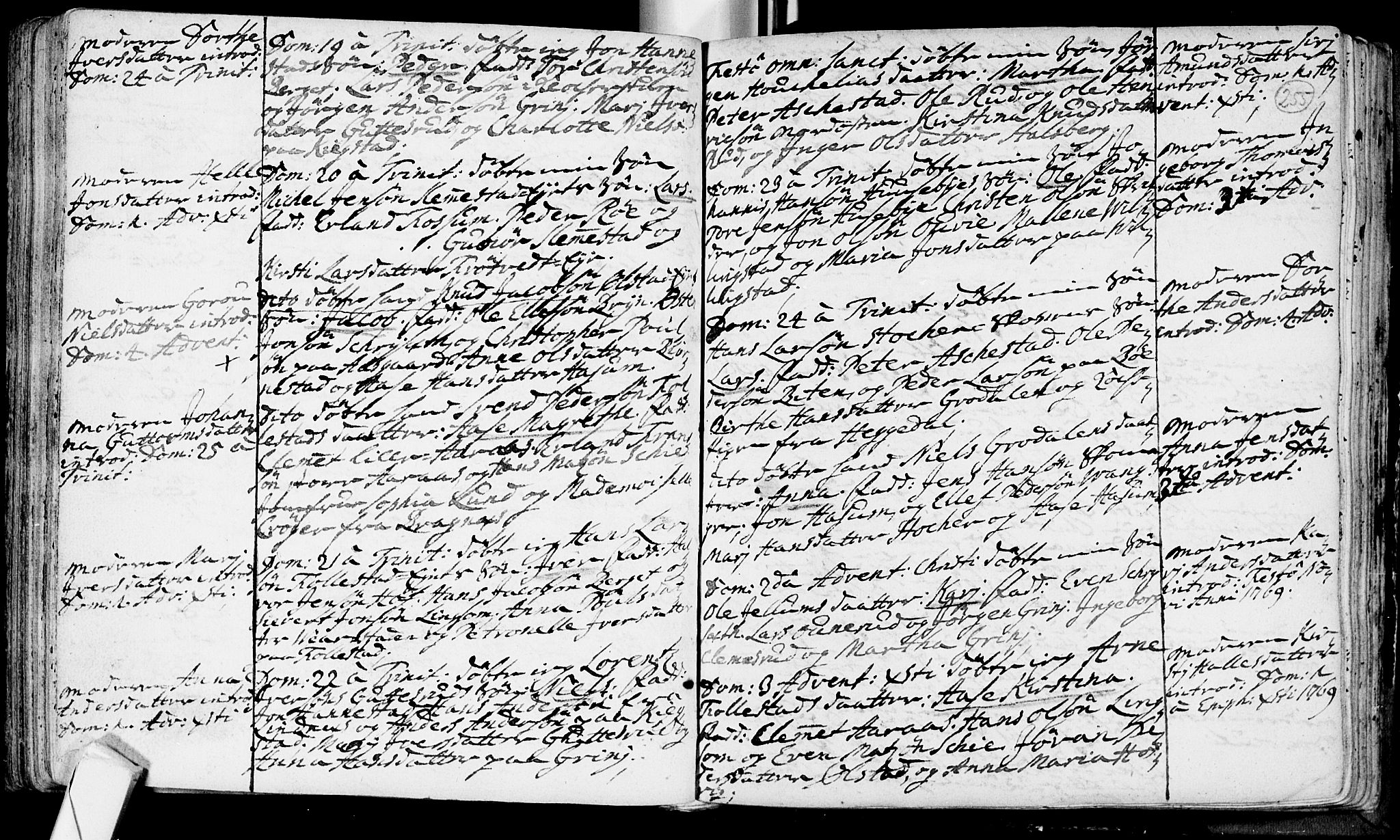 Røyken kirkebøker, SAKO/A-241/F/Fa/L0002: Ministerialbok nr. 2, 1731-1782, s. 255