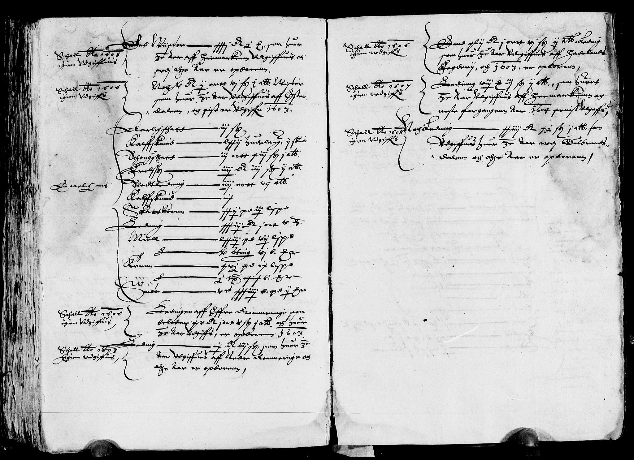 Rentekammeret inntil 1814, Reviderte regnskaper, Lensregnskaper, AV/RA-EA-5023/R/Rb/Rba/L0021: Akershus len, 1605-1606