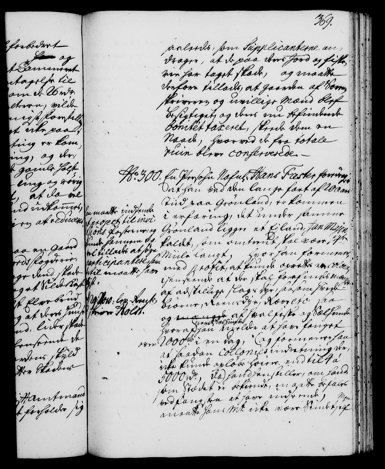 Rentekammeret, Kammerkanselliet, AV/RA-EA-3111/G/Gh/Gha/L0016: Norsk ekstraktmemorialprotokoll (merket RK 53.61), 1734-1735, s. 369