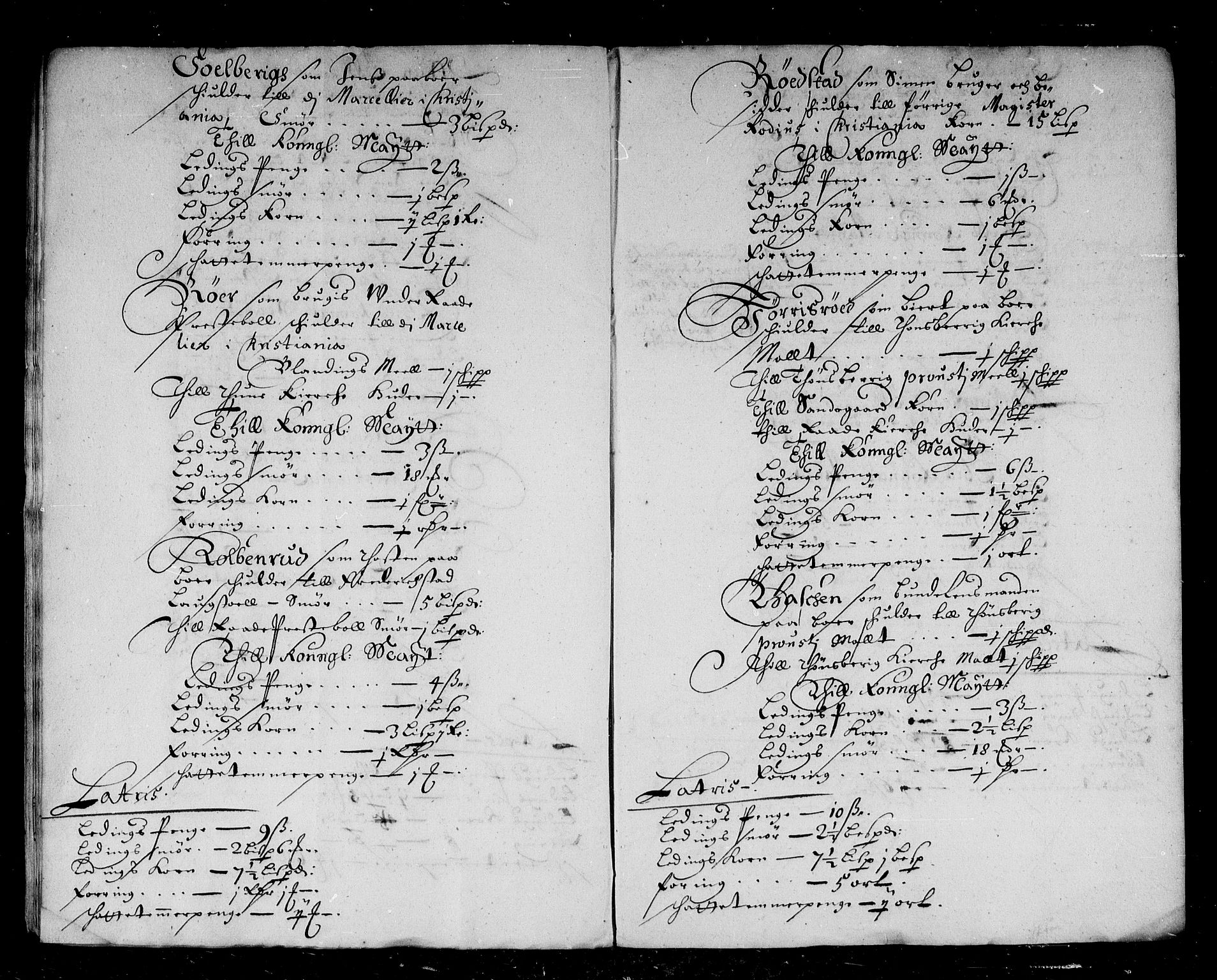 Rentekammeret inntil 1814, Reviderte regnskaper, Stiftamtstueregnskaper, Landkommissariatet på Akershus og Akershus stiftamt, AV/RA-EA-5869/R/Rb/L0039: Akershus stiftamt, 1666