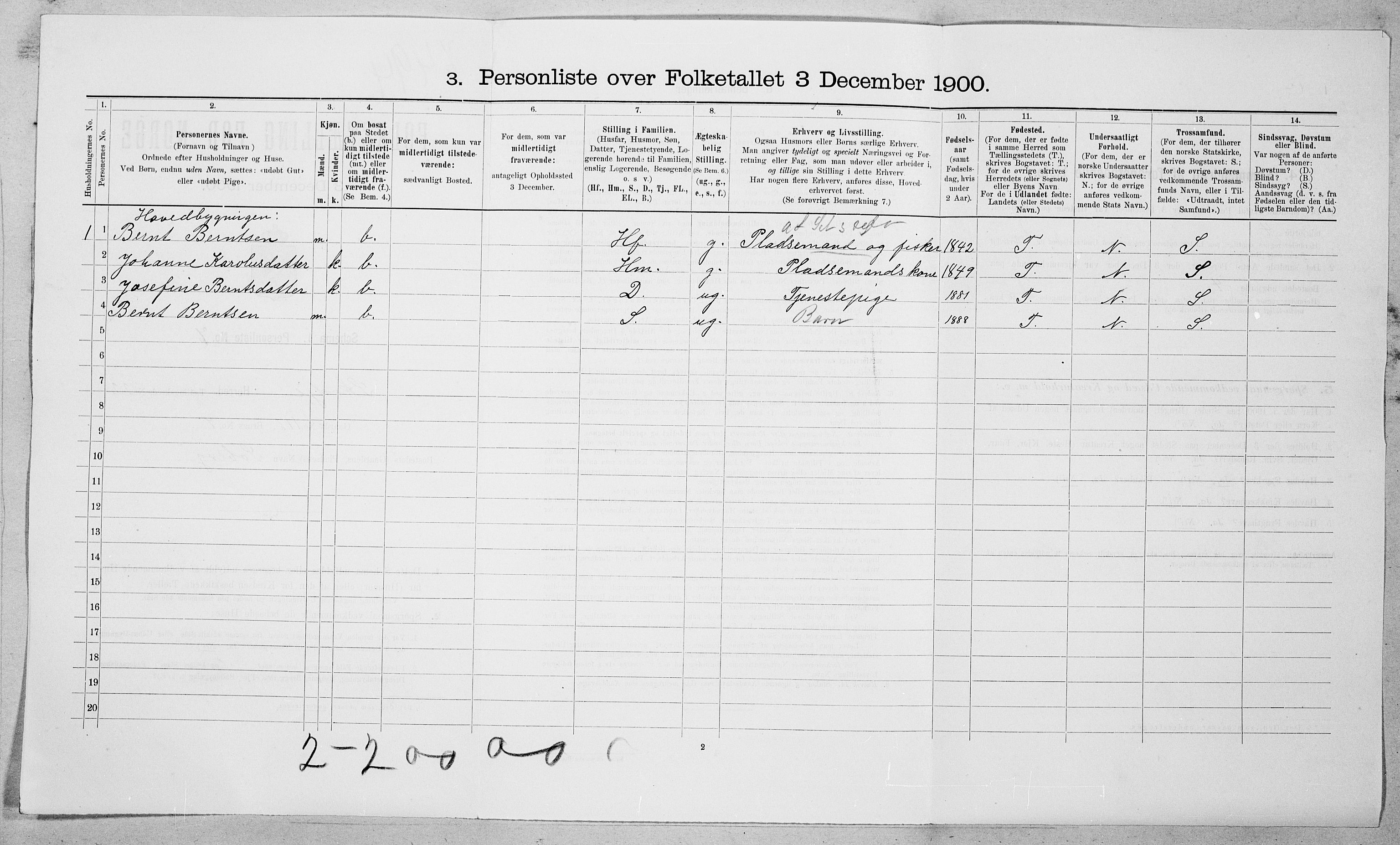 SAT, Folketelling 1900 for 1529 Skodje herred, 1900, s. 1018