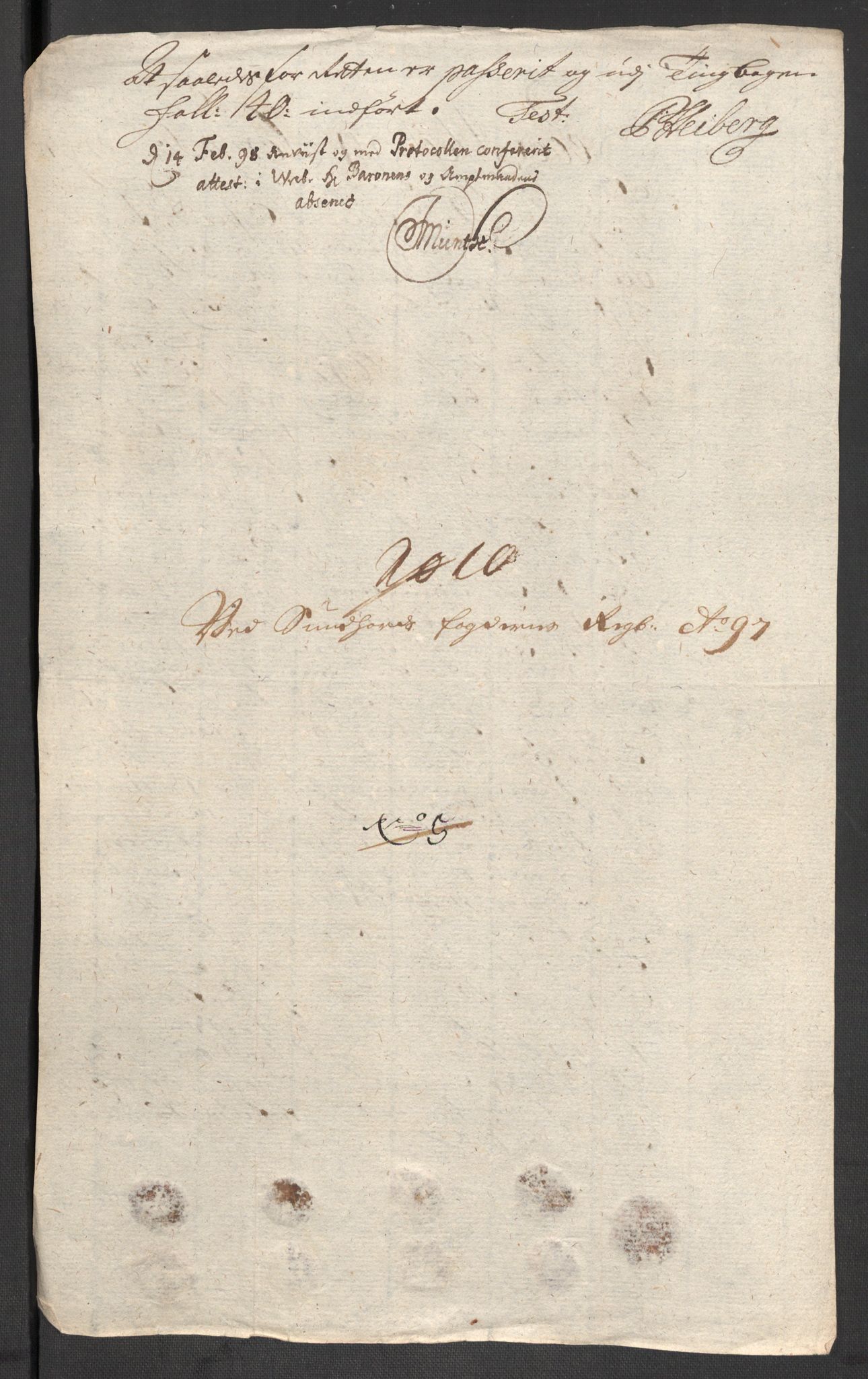 Rentekammeret inntil 1814, Reviderte regnskaper, Fogderegnskap, AV/RA-EA-4092/R48/L2977: Fogderegnskap Sunnhordland og Hardanger, 1697-1698, s. 125