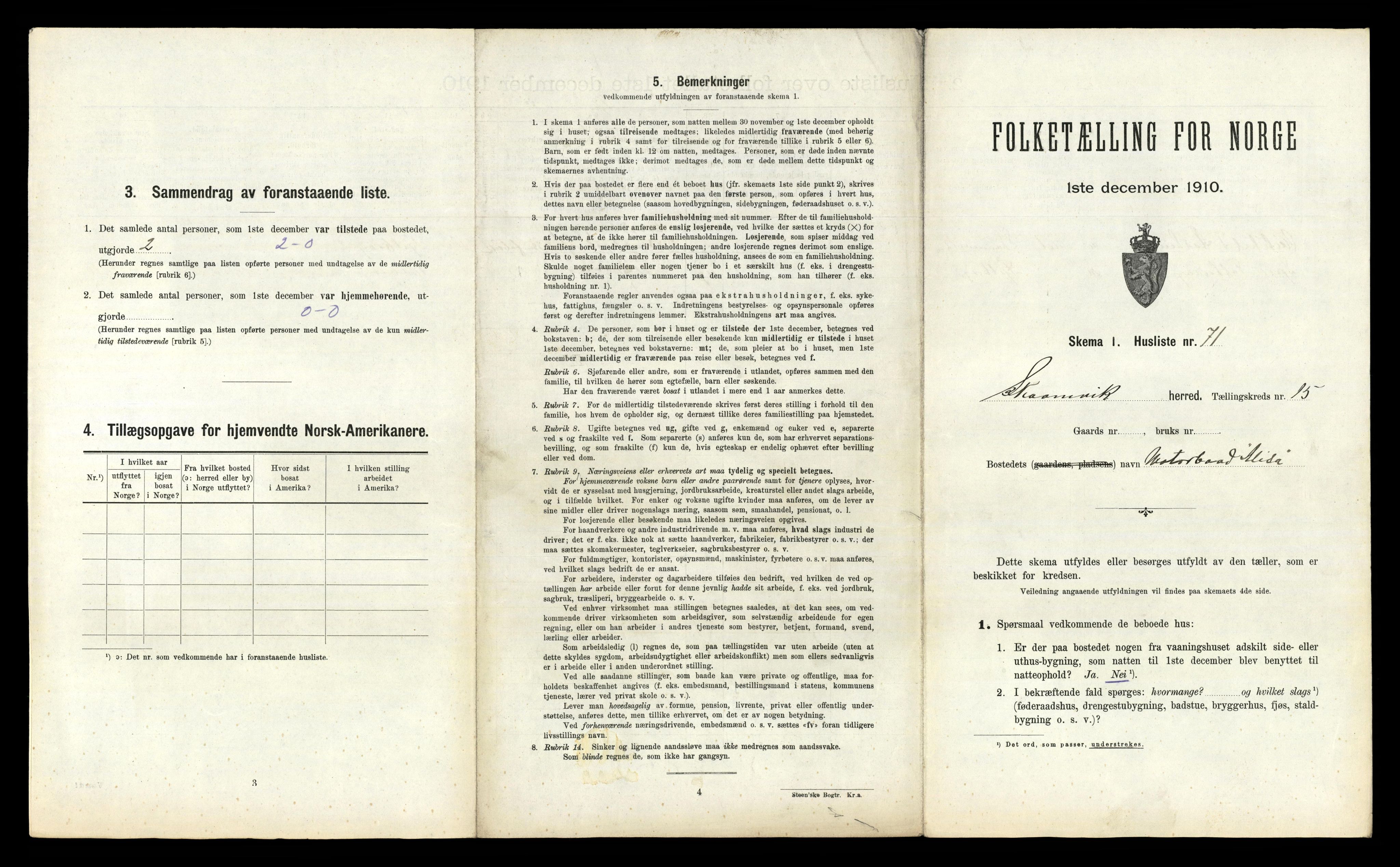 RA, Folketelling 1910 for 1212 Skånevik herred, 1910, s. 915