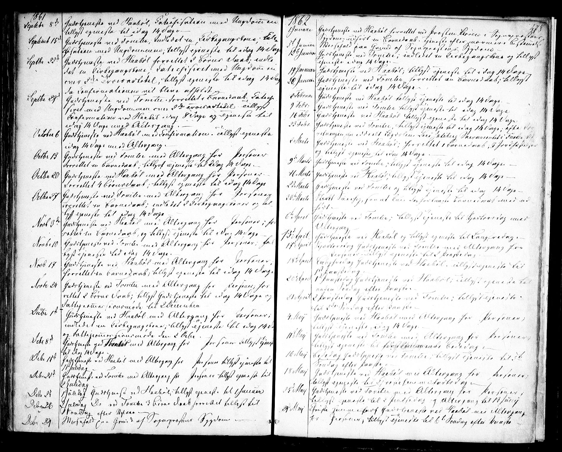 Hobøl prestekontor Kirkebøker, AV/SAO-A-2002/F/Fa/L0003: Ministerialbok nr. I 3, 1842-1864, s. 478