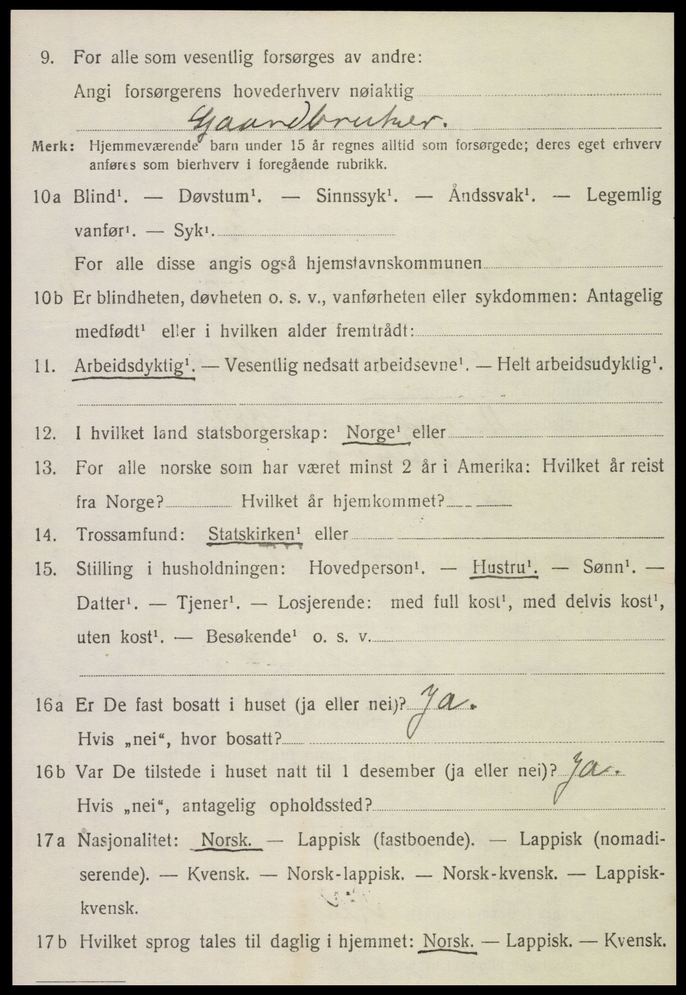 SAT, Folketelling 1920 for 1746 Klinga herred, 1920, s. 1440