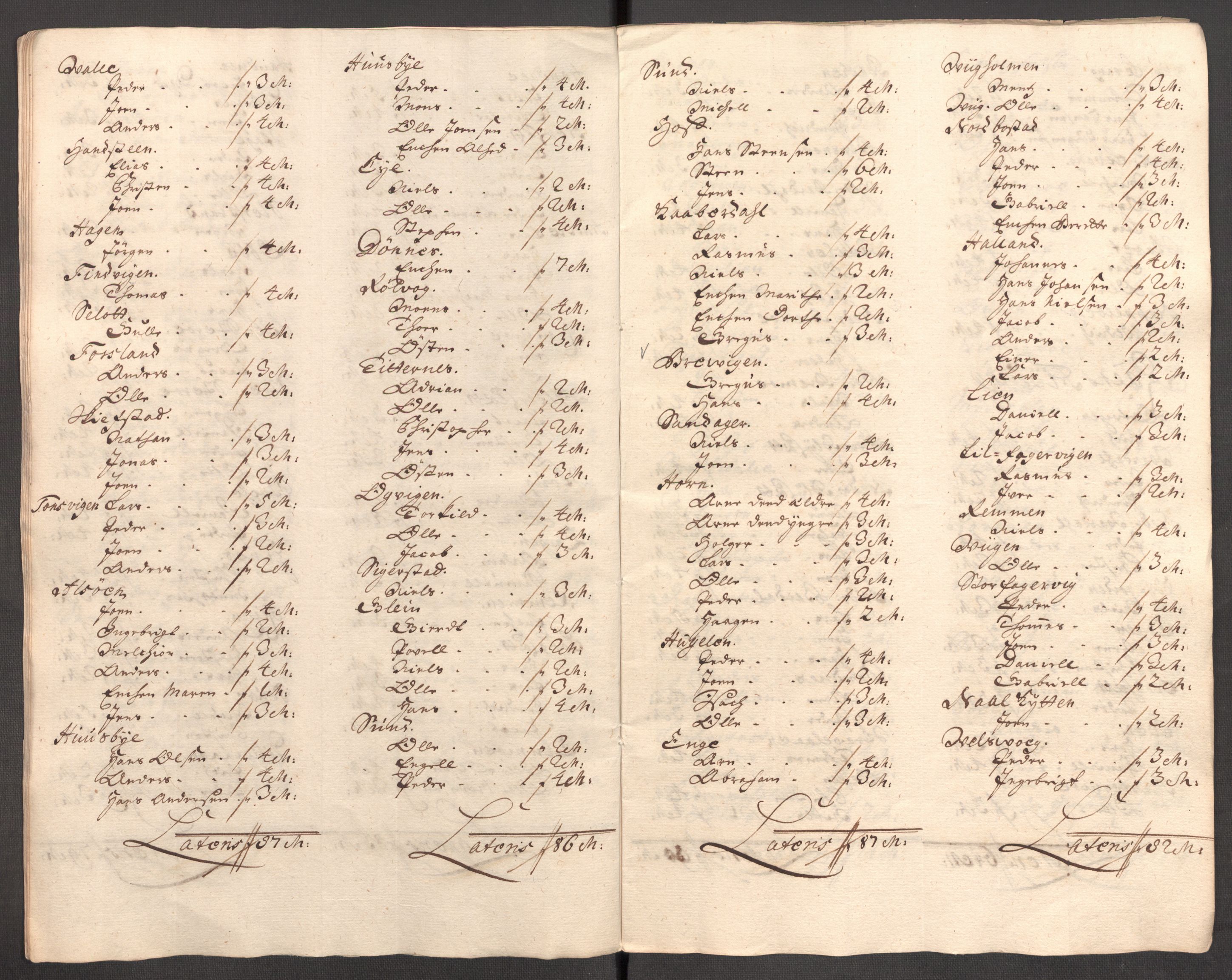 Rentekammeret inntil 1814, Reviderte regnskaper, Fogderegnskap, RA/EA-4092/R65/L4511: Fogderegnskap Helgeland, 1710-1711, s. 483