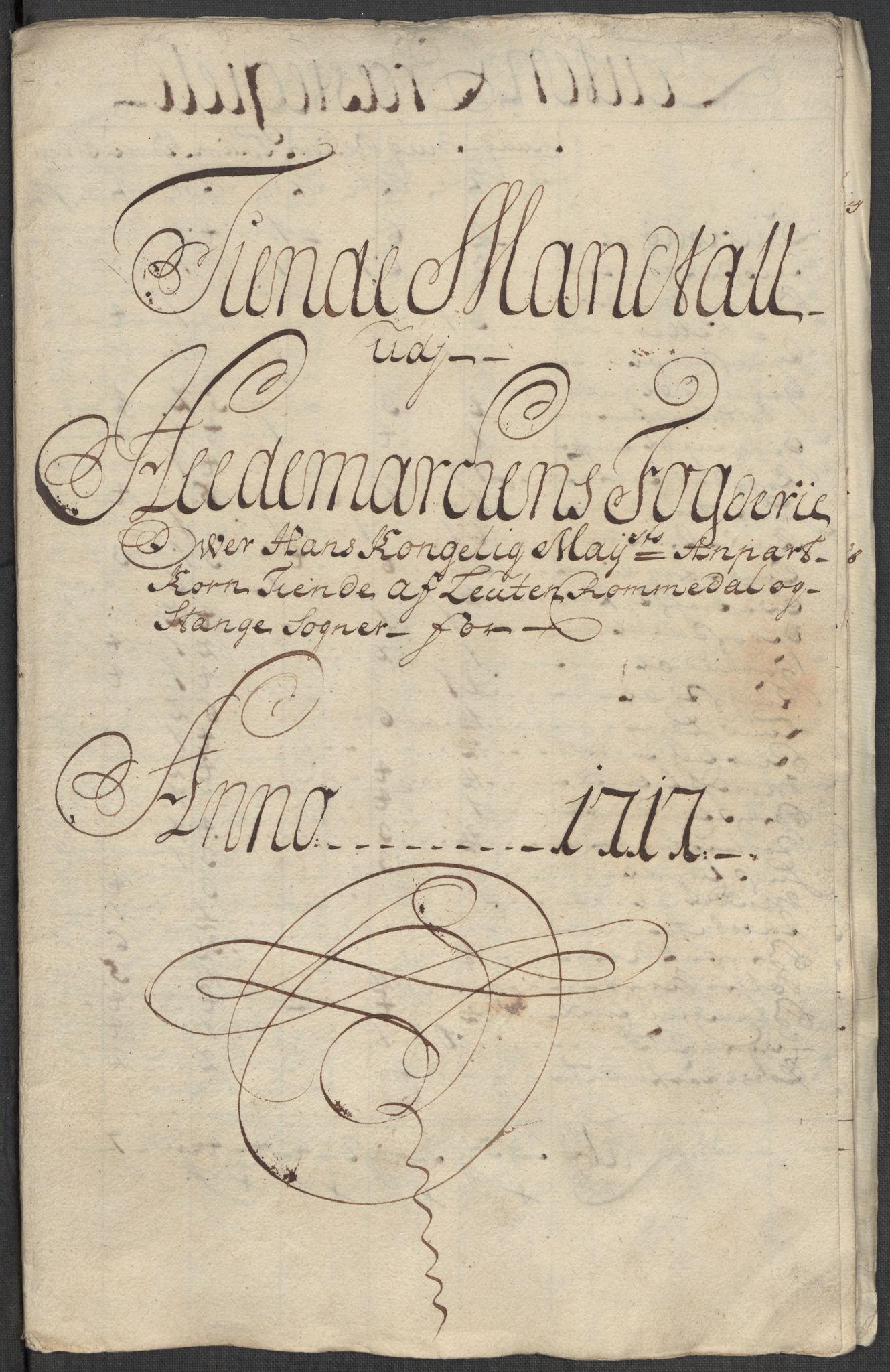 Rentekammeret inntil 1814, Reviderte regnskaper, Fogderegnskap, AV/RA-EA-4092/R16/L1056: Fogderegnskap Hedmark, 1717, s. 261