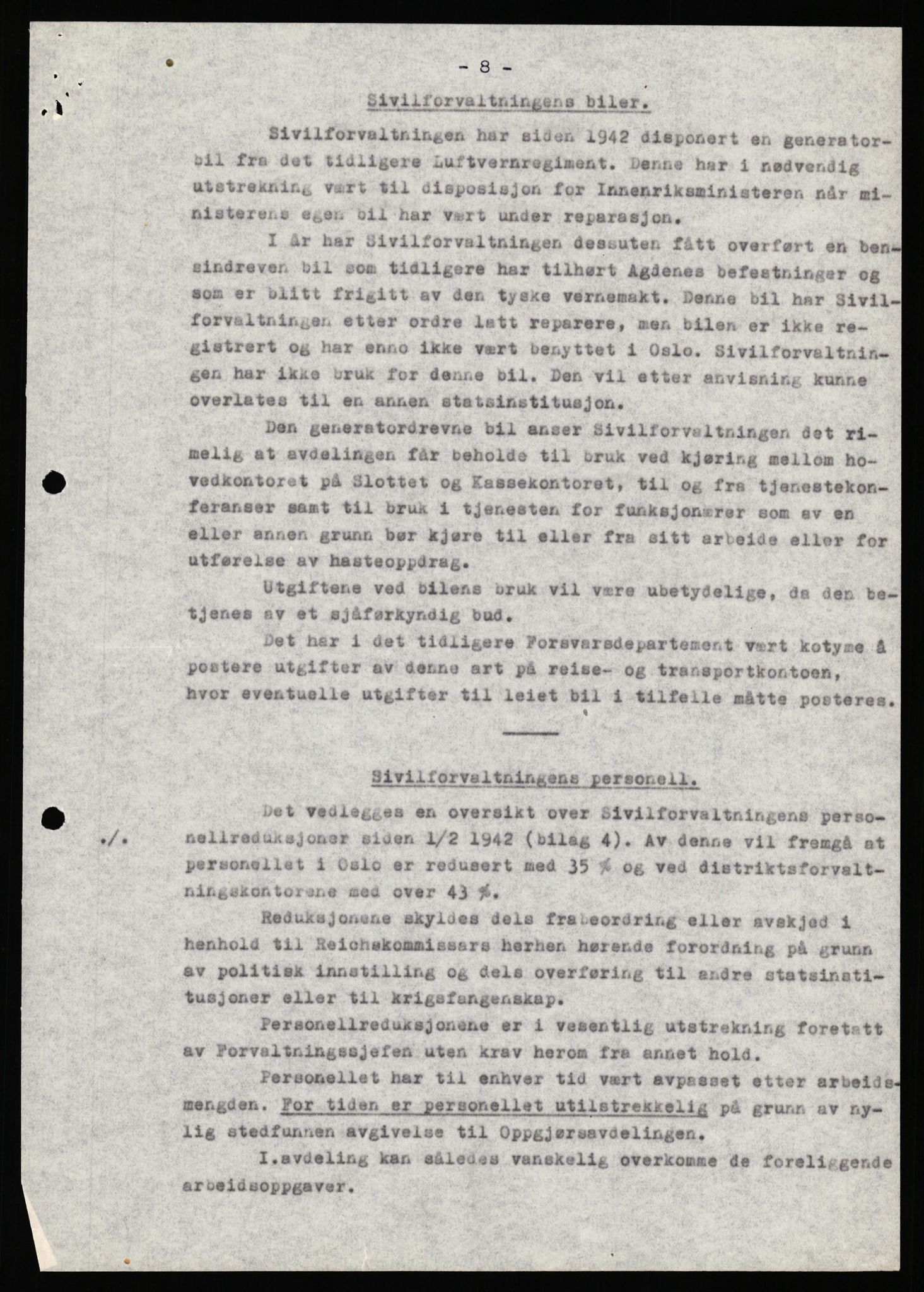 Forsvaret, Forsvarets krigshistoriske avdeling, AV/RA-RAFA-2017/Y/Yf/L0206: II-C-11-2120  -  Kapitulasjonen 7. juni 1940.  Okkupasjonstiden., 1940-1945, s. 422