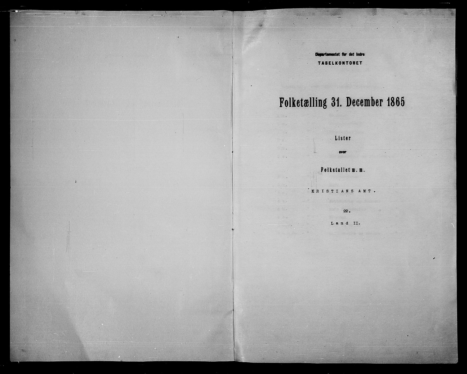 RA, Folketelling 1865 for 0536P Land prestegjeld, 1865, s. 208