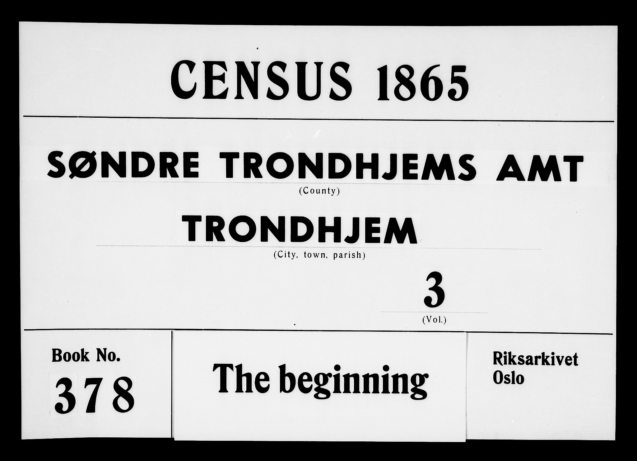RA, Folketelling 1865 for 1601 Trondheim kjøpstad, 1865, s. 1045