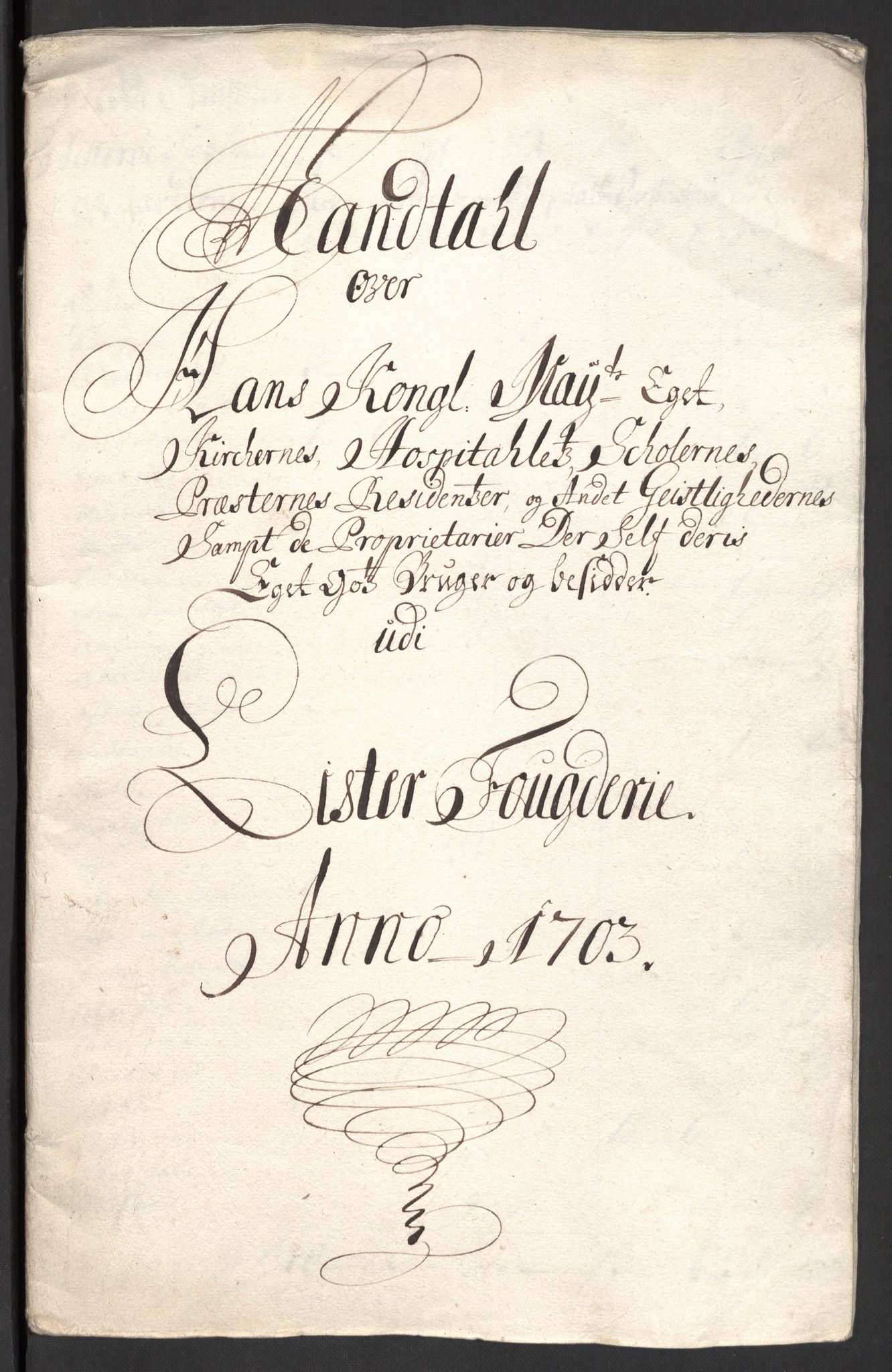 Rentekammeret inntil 1814, Reviderte regnskaper, Fogderegnskap, RA/EA-4092/R43/L2550: Fogderegnskap Lista og Mandal, 1703-1704, s. 105