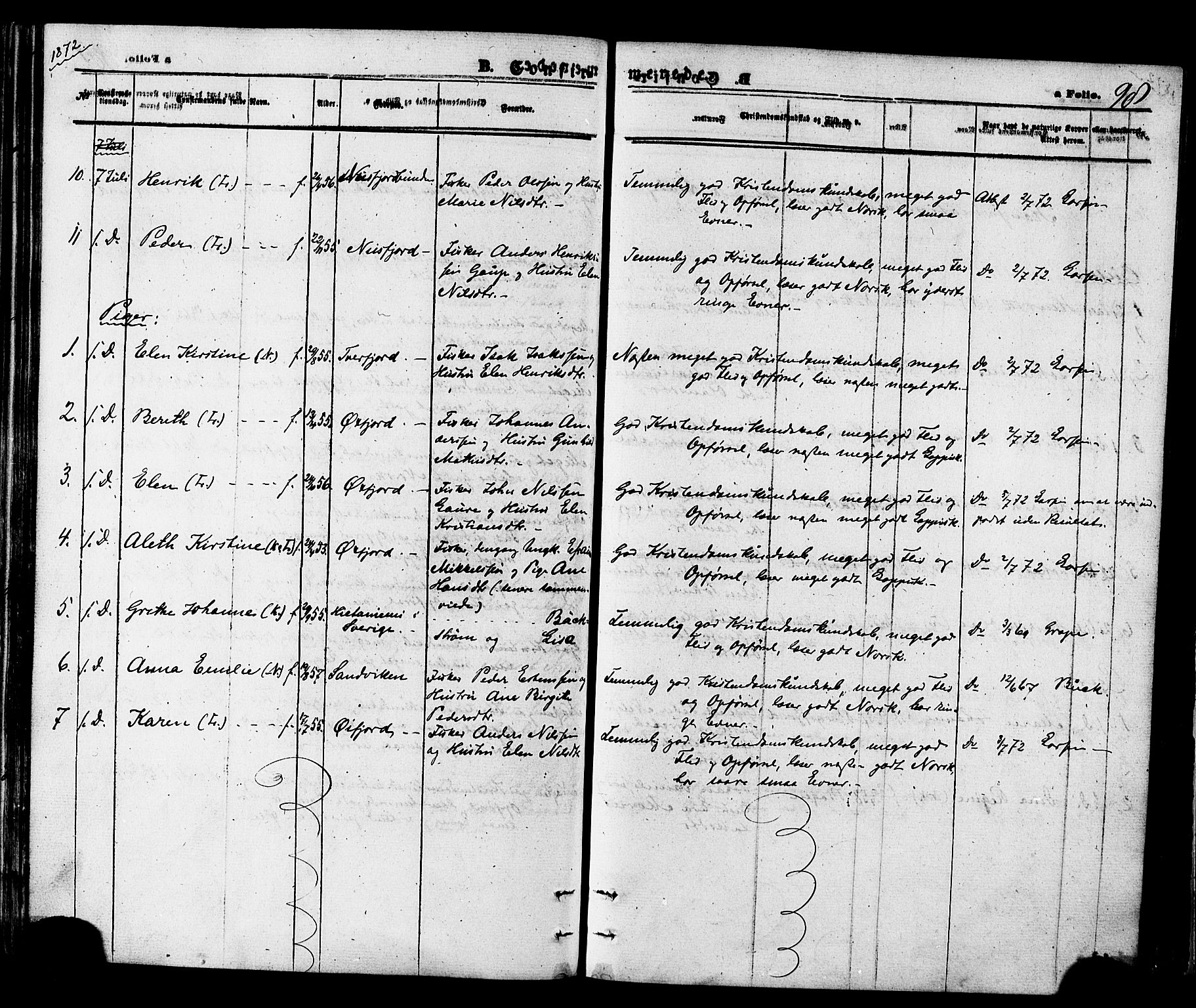 Loppa sokneprestkontor, AV/SATØ-S-1339/H/Ha/L0005kirke: Ministerialbok nr. 5, 1869-1878, s. 98