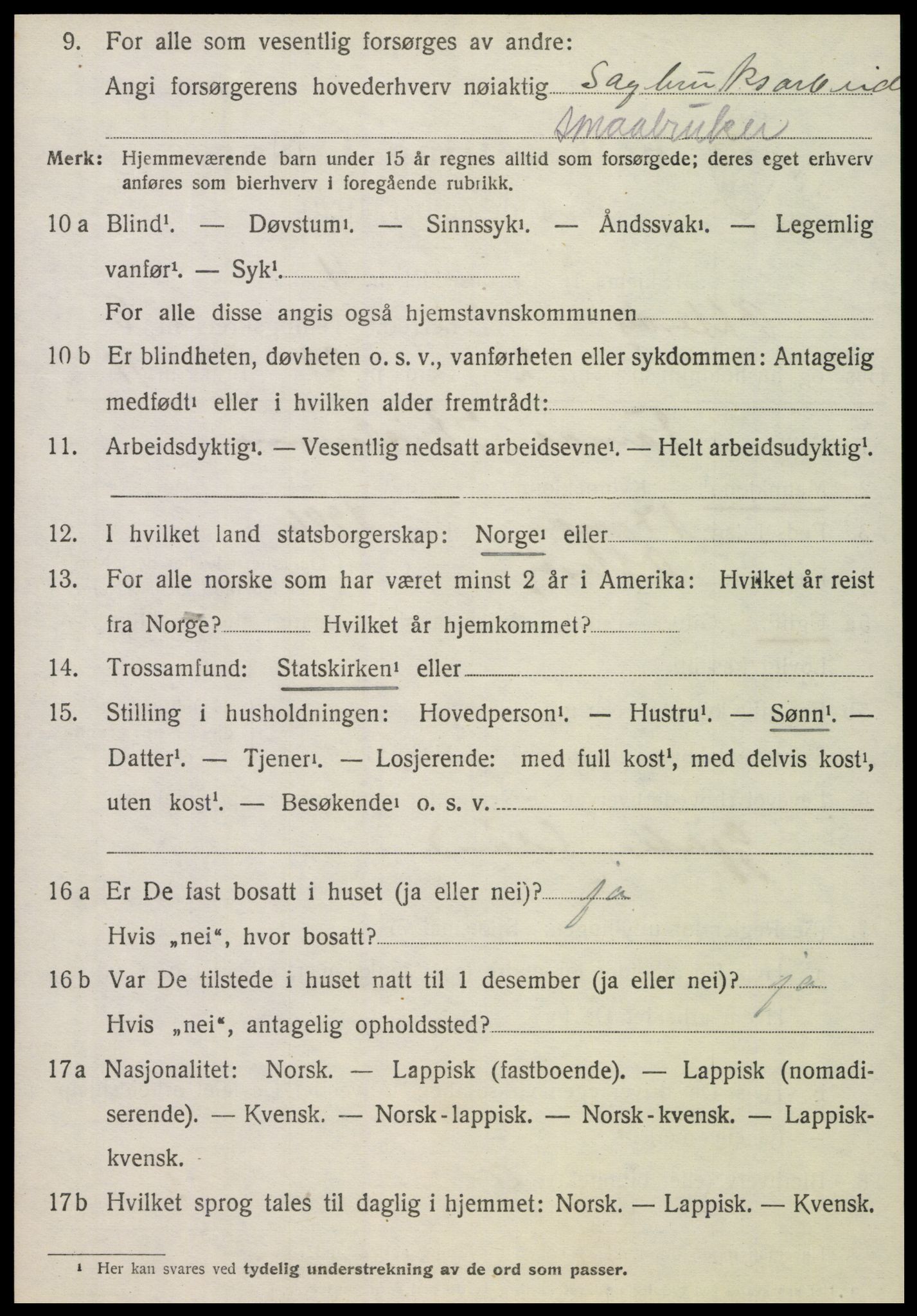 SAT, Folketelling 1920 for 1747 Otterøy herred, 1920, s. 1424