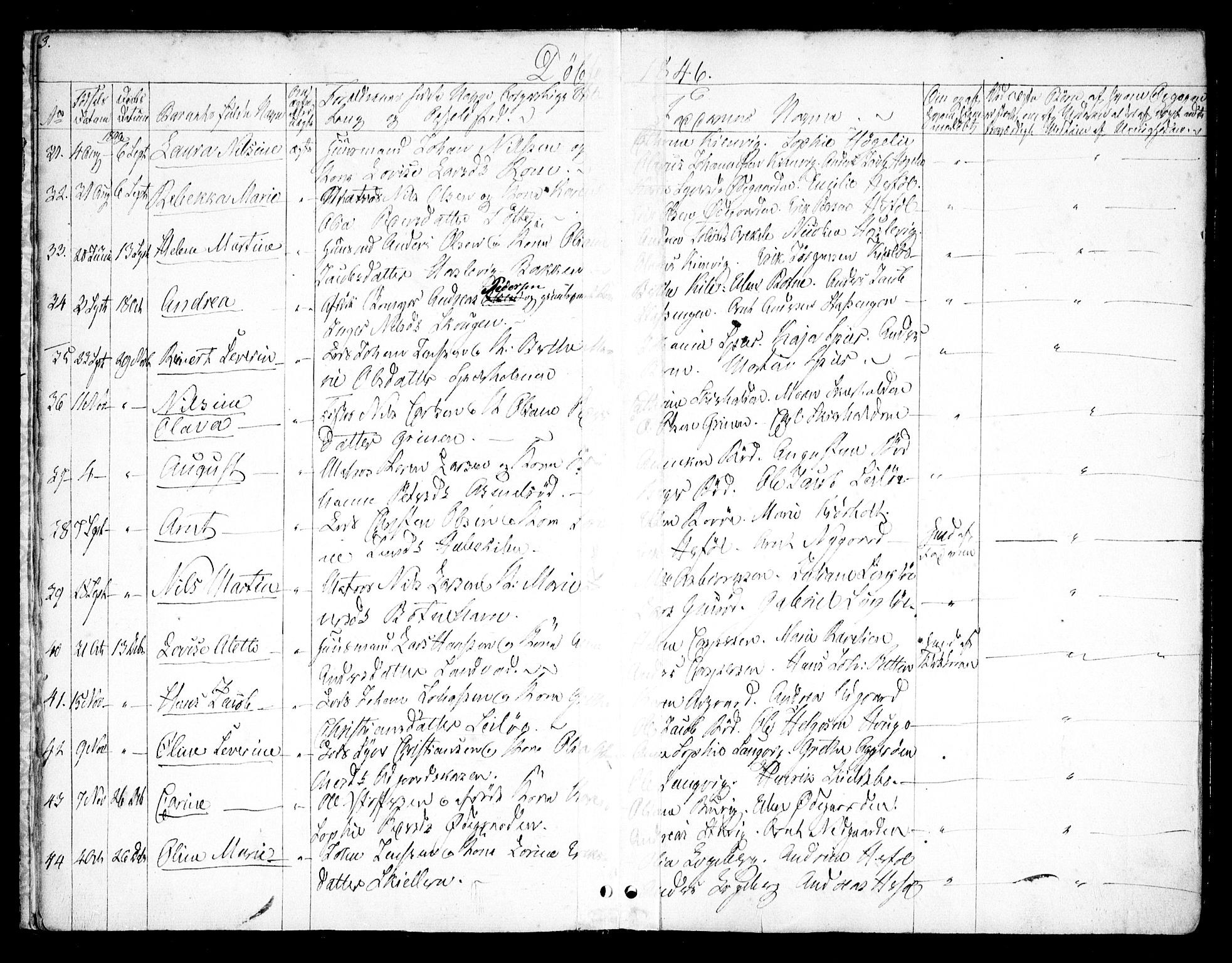 Hvaler prestekontor Kirkebøker, AV/SAO-A-2001/F/Fa/L0006: Ministerialbok nr. I 6, 1846-1863, s. 3