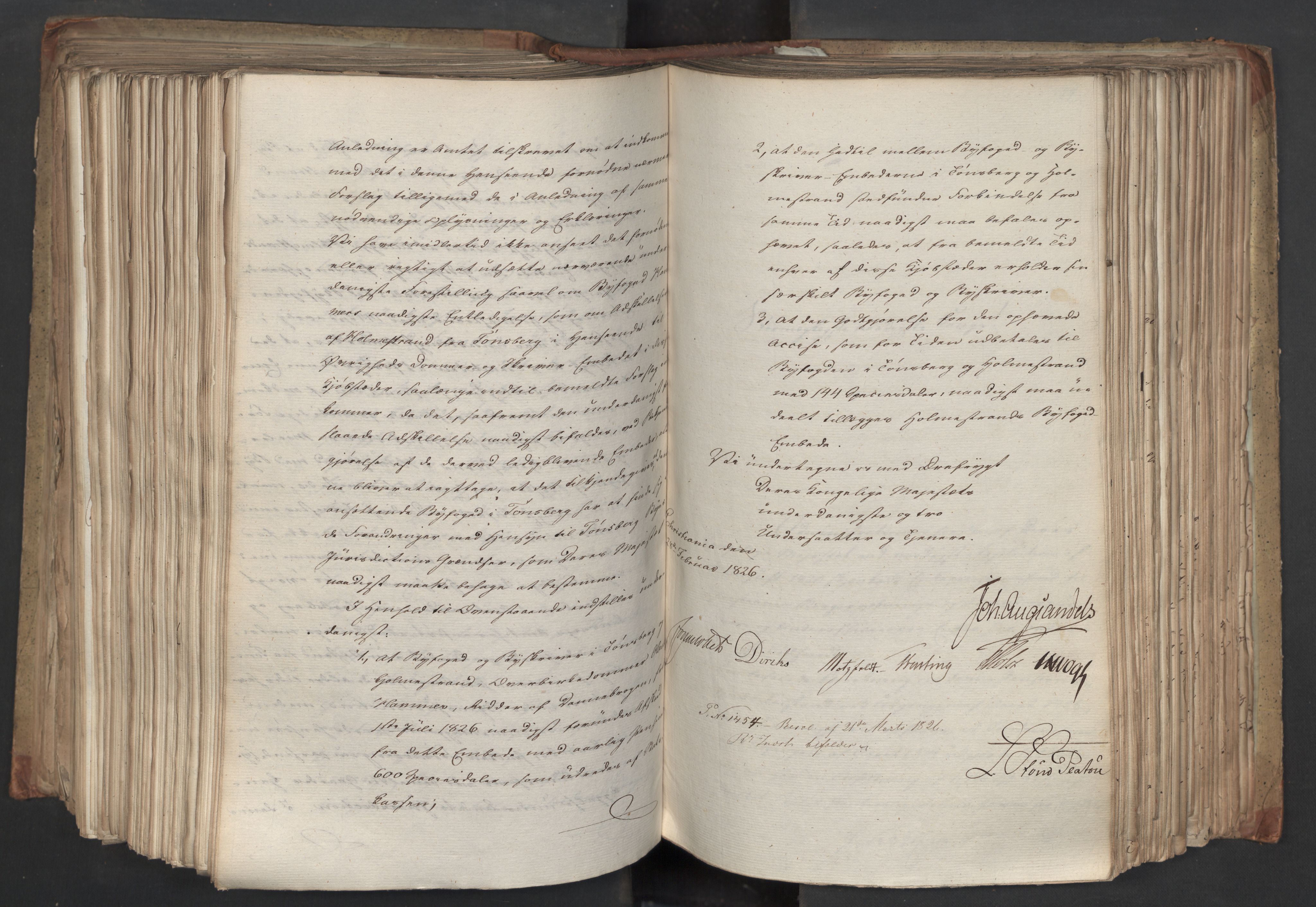 Statsrådsavdelingen i Stockholm, RA/S-1003/D/Da/L0045: Regjeringsinnstillinger nr. 3067-3307, 1826, s. 406