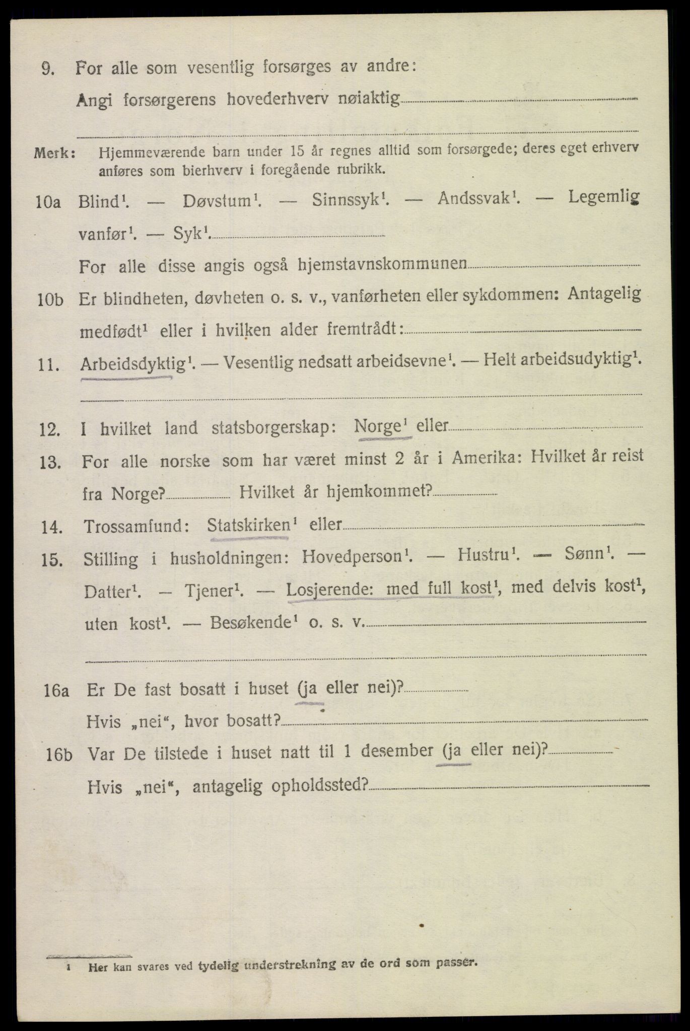 SAH, Folketelling 1920 for 0520 Ringebu herred, 1920, s. 2120