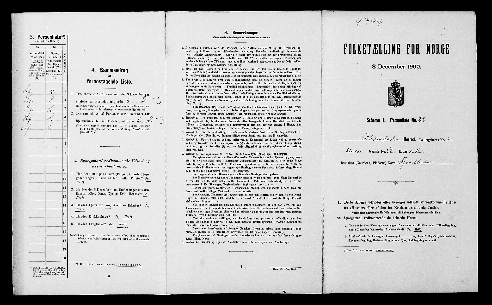 SATØ, Folketelling 1900 for 1917 Ibestad herred, 1900, s. 892