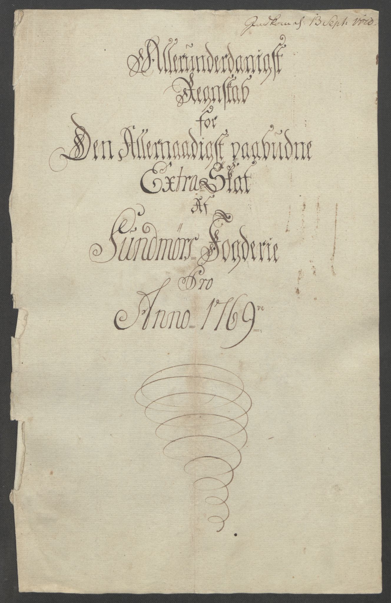 Rentekammeret inntil 1814, Reviderte regnskaper, Fogderegnskap, AV/RA-EA-4092/R54/L3645: Ekstraskatten Sunnmøre, 1762-1772, s. 138