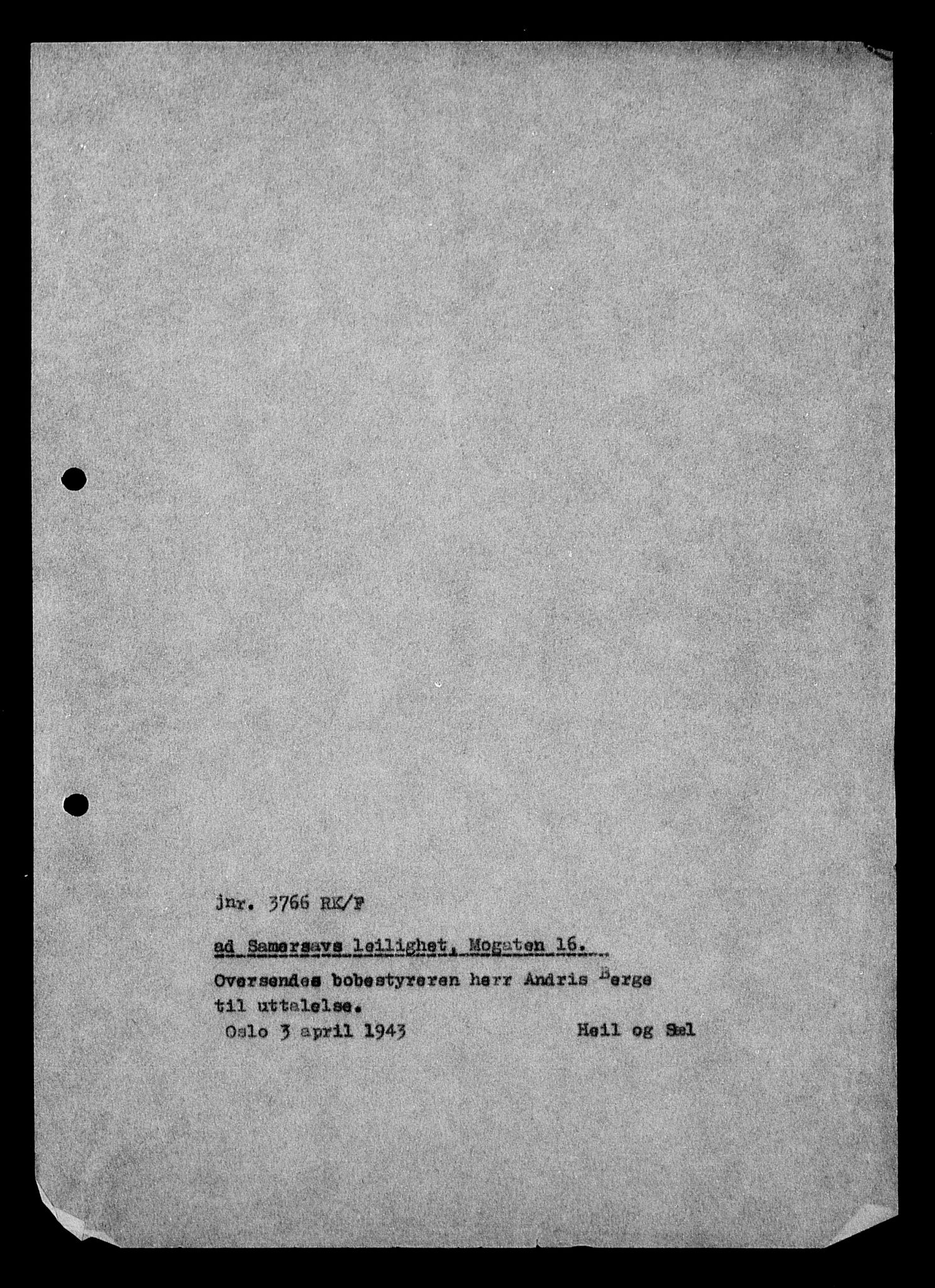 Justisdepartementet, Tilbakeføringskontoret for inndratte formuer, AV/RA-S-1564/H/Hc/Hcc/L0976: --, 1945-1947, s. 666