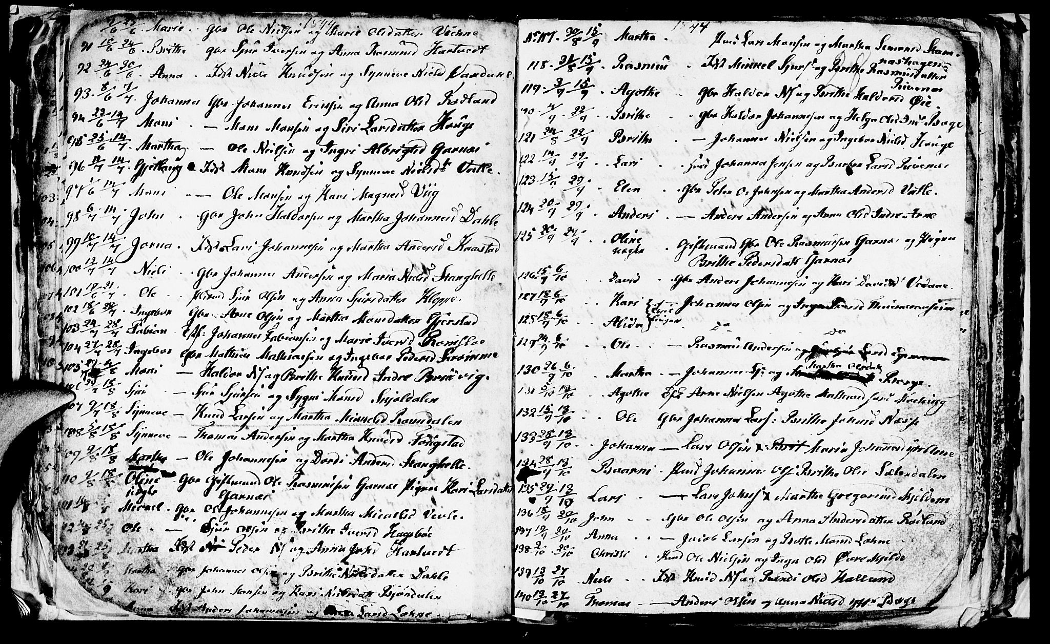 Haus sokneprestembete, AV/SAB-A-75601/H/Hab: Klokkerbok nr. A 1, 1830-1855, s. 28