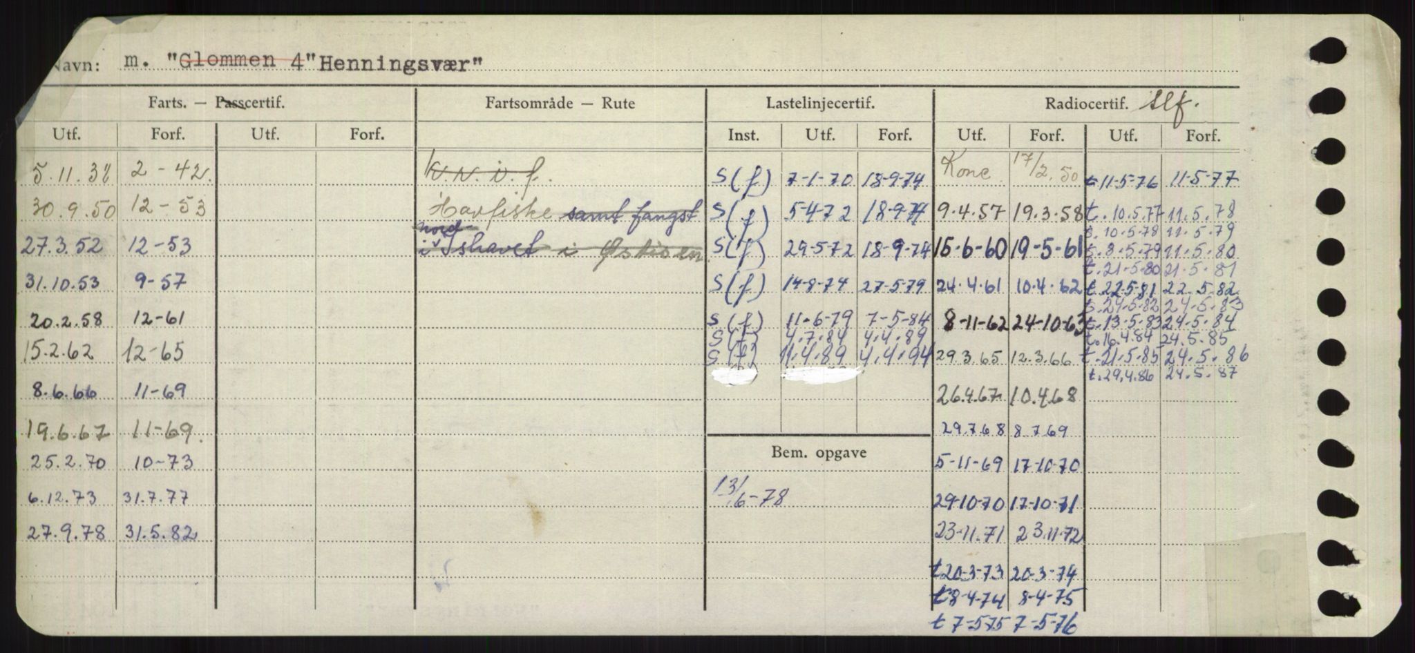 Sjøfartsdirektoratet med forløpere, Skipsmålingen, RA/S-1627/H/Ha/L0002/0002: Fartøy, Eik-Hill / Fartøy, G-Hill, s. 836