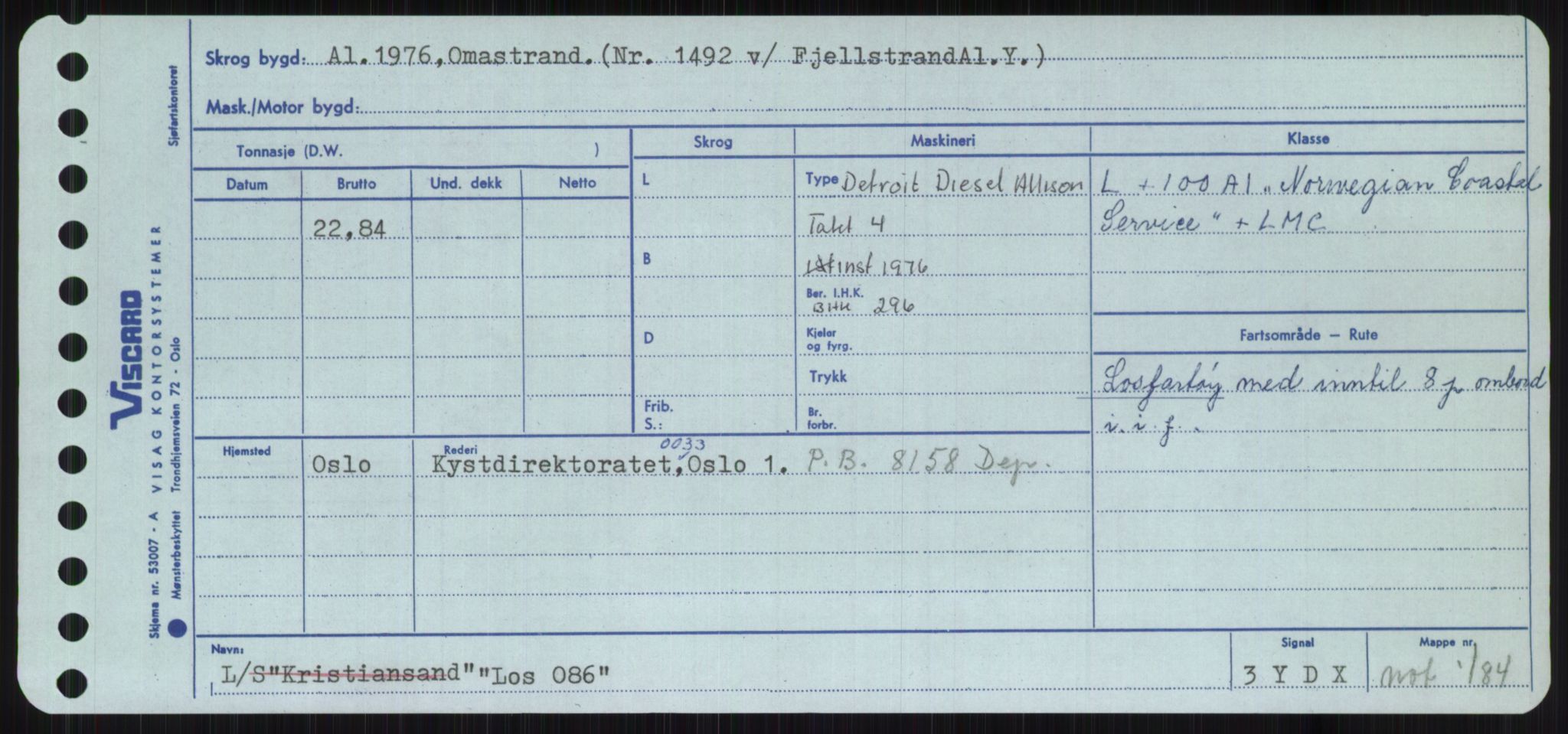 Sjøfartsdirektoratet med forløpere, Skipsmålingen, RA/S-1627/H/Ha/L0003/0002: Fartøy, Hilm-Mar / Fartøy, Kom-Mar, s. 623