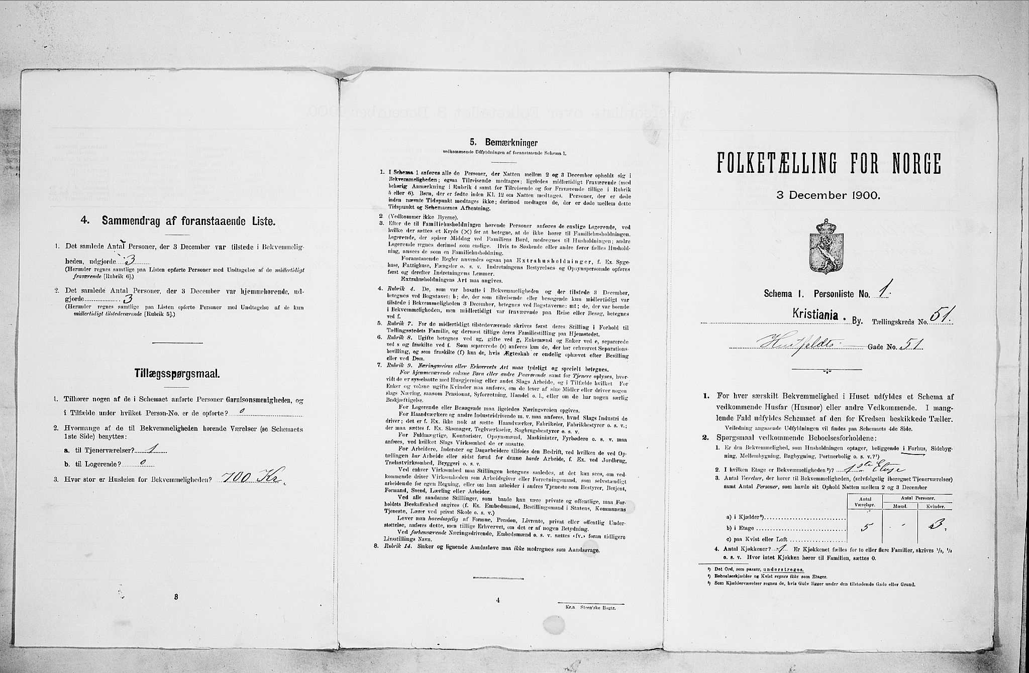 SAO, Folketelling 1900 for 0301 Kristiania kjøpstad, 1900, s. 39716