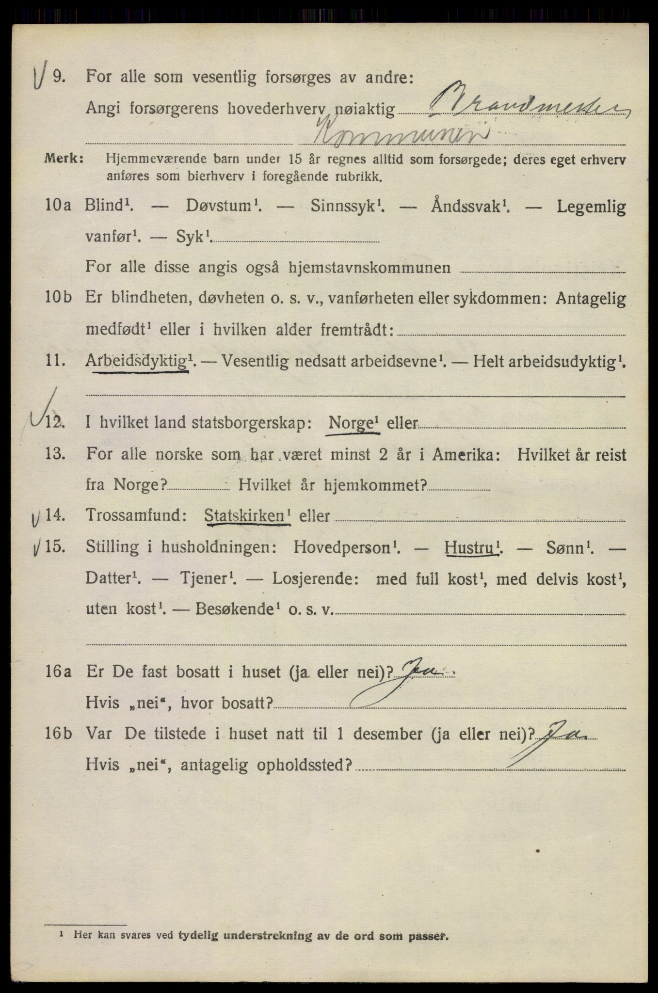 SAO, Folketelling 1920 for 0301 Kristiania kjøpstad, 1920, s. 515308