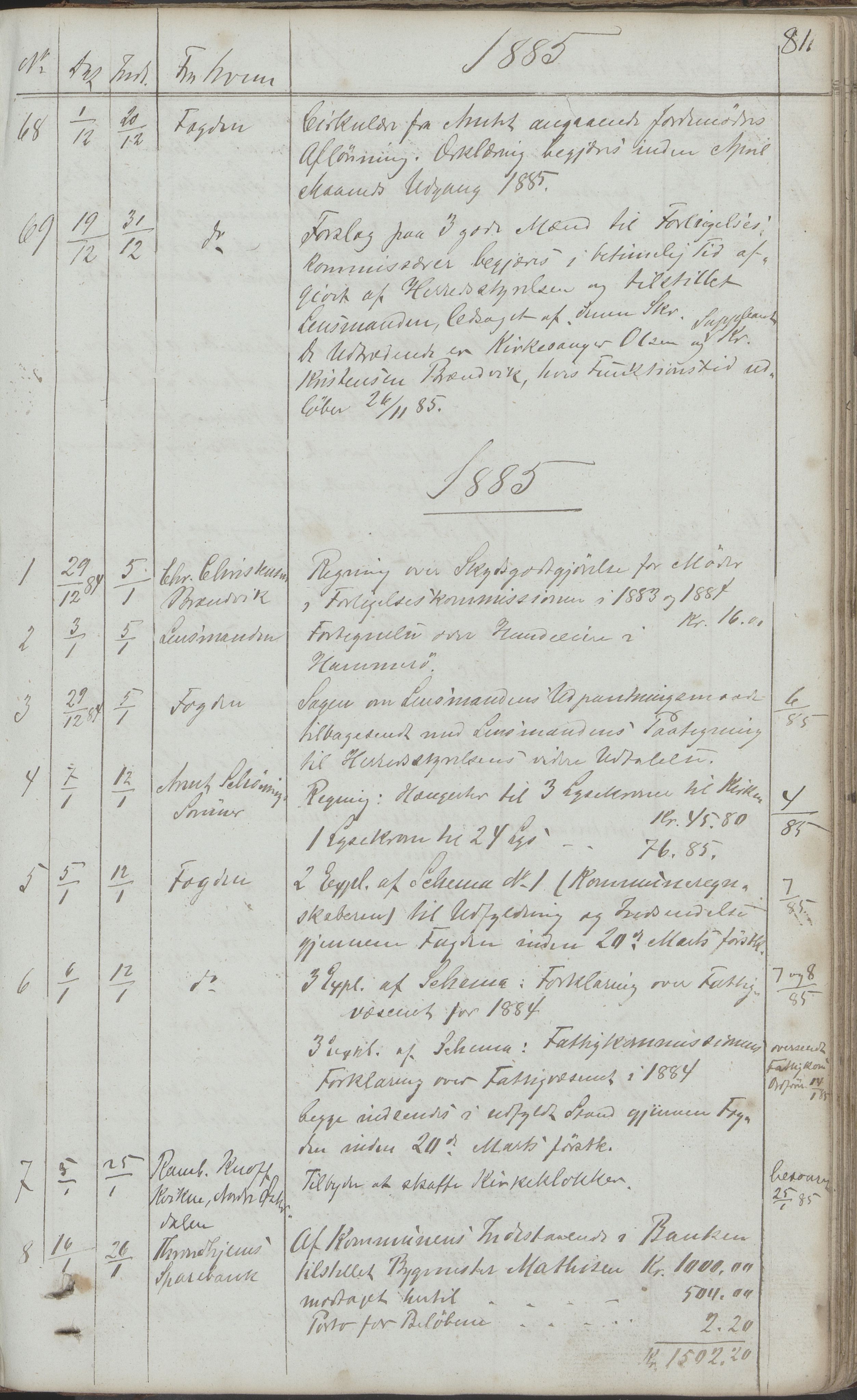 Hamarøy kommune. Formannskapet, AIN/K-18490.150/220/L0001: Protokoll, 1838-1904, s. 81