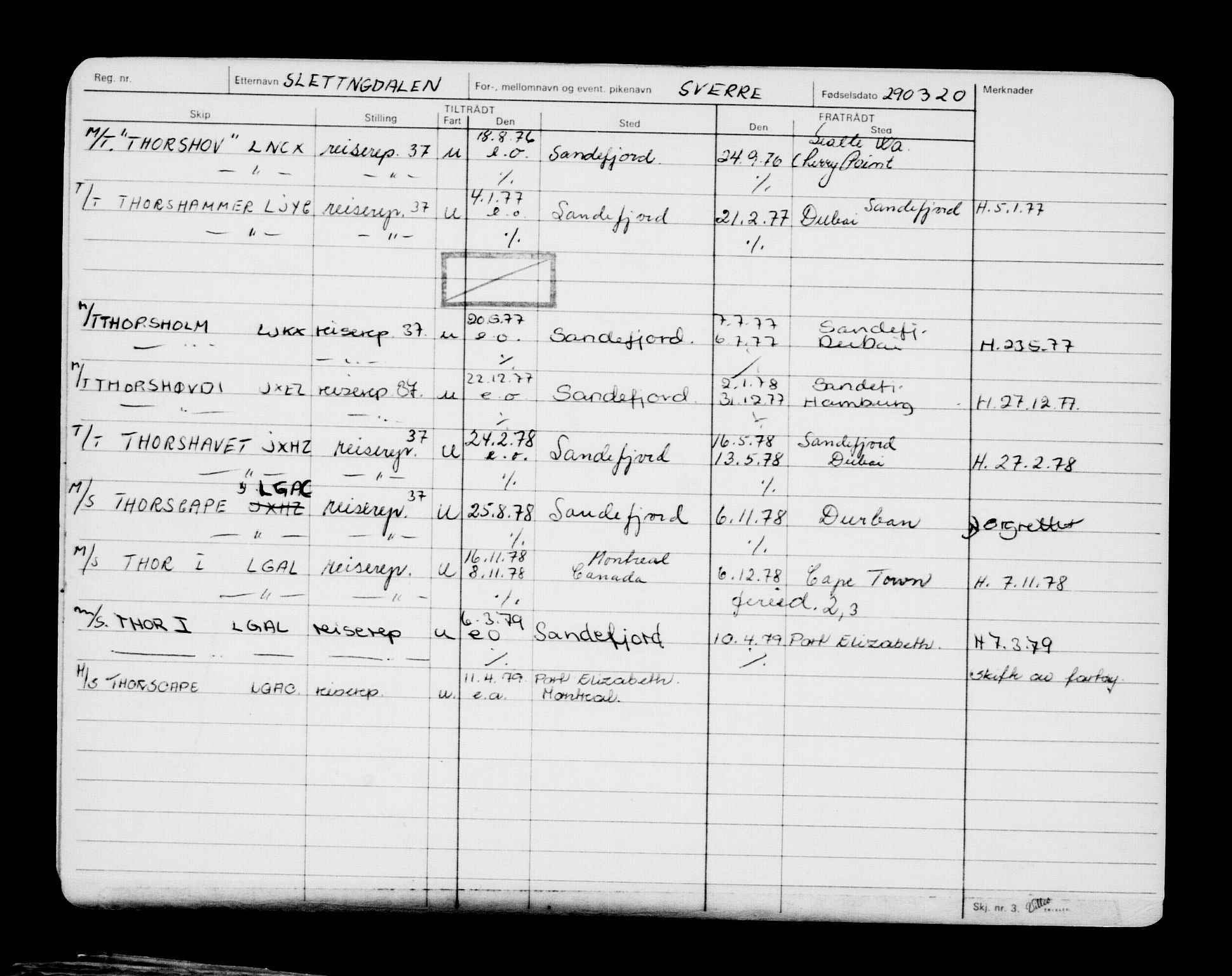 Direktoratet for sjømenn, AV/RA-S-3545/G/Gb/L0178: Hovedkort, 1920, s. 747