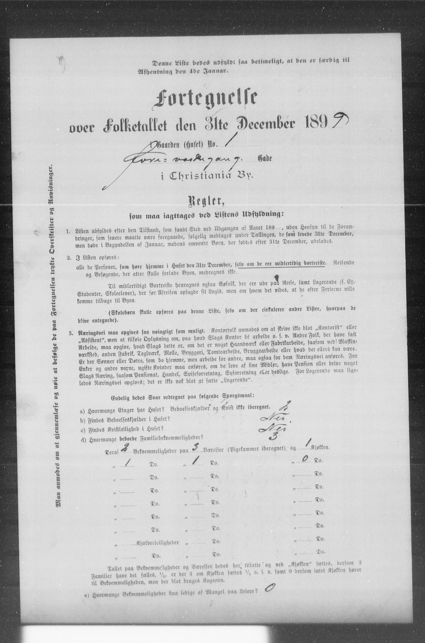 OBA, Kommunal folketelling 31.12.1899 for Kristiania kjøpstad, 1899, s. 16644