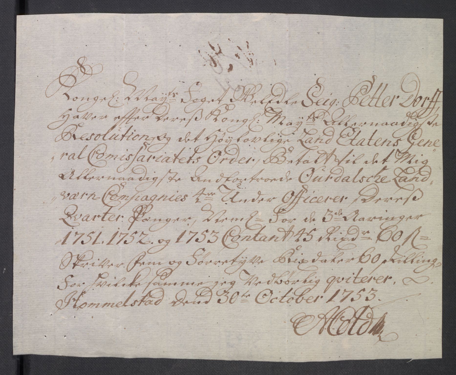 Rentekammeret inntil 1814, Reviderte regnskaper, Fogderegnskap, AV/RA-EA-4092/R18/L1349: Fogderegnskap Hadeland, Toten og Valdres, 1752-1753, s. 498