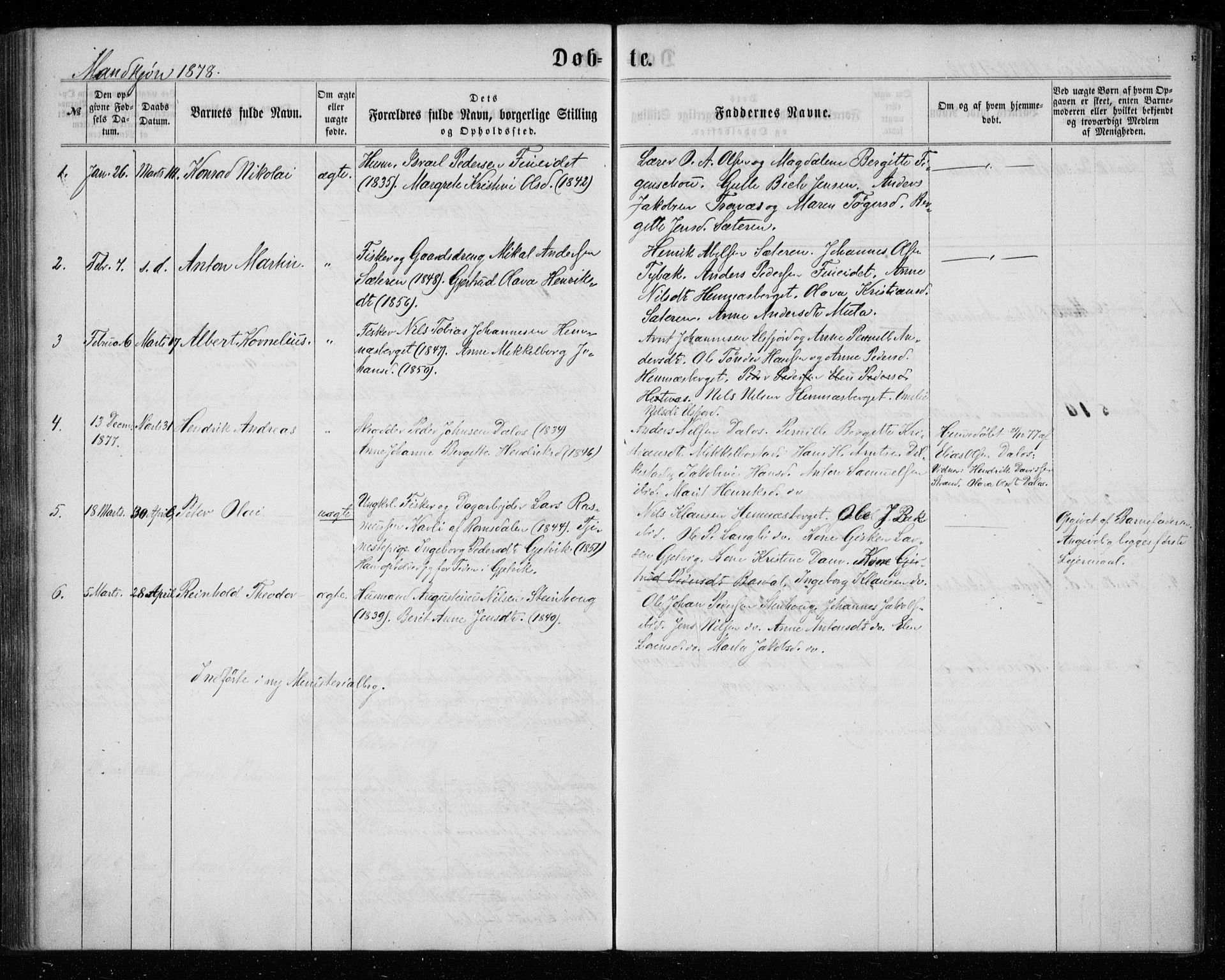 Ministerialprotokoller, klokkerbøker og fødselsregistre - Nordland, SAT/A-1459/825/L0356: Ministerialbok nr. 825A10, 1861-1878