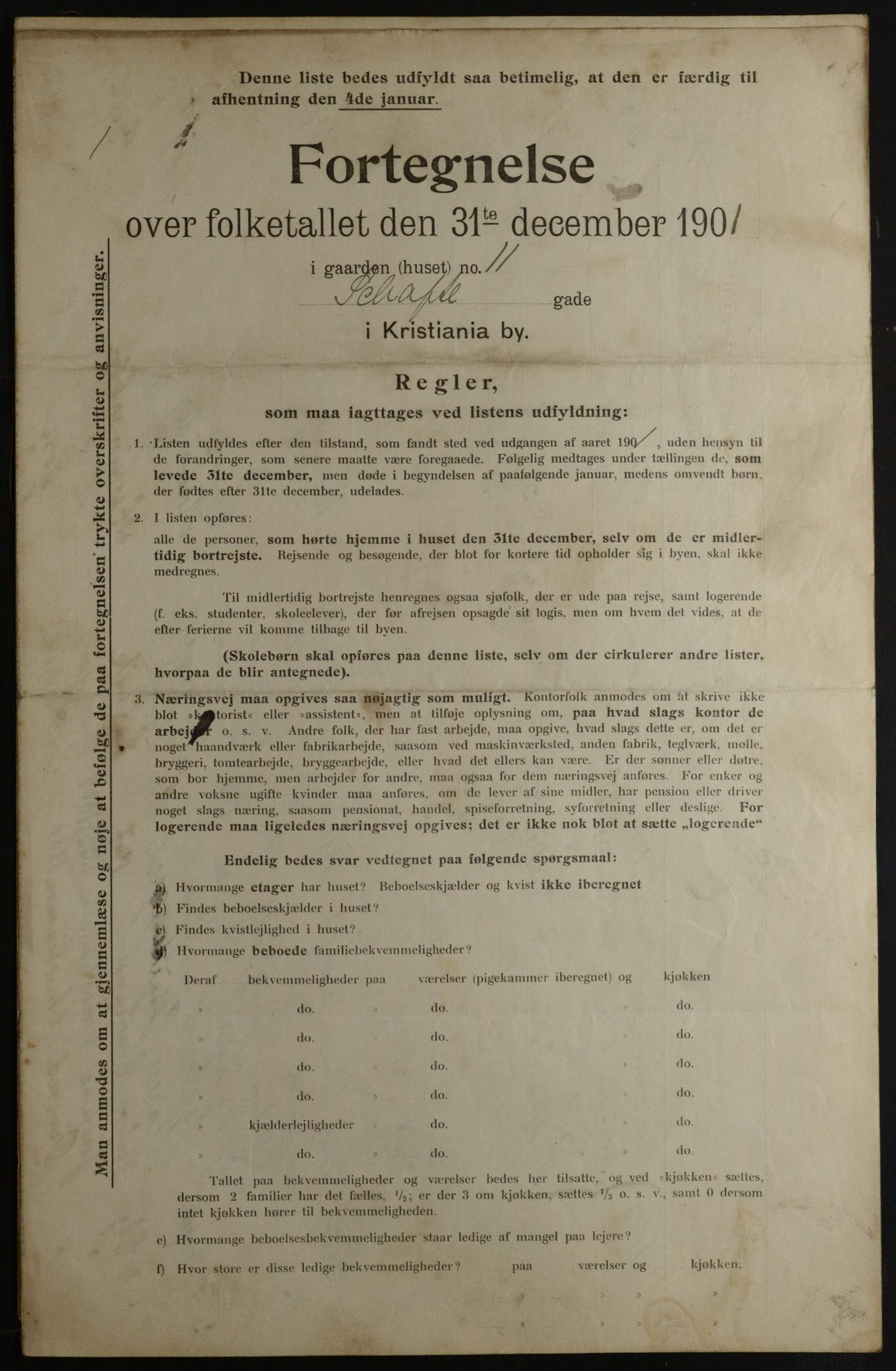 OBA, Kommunal folketelling 31.12.1901 for Kristiania kjøpstad, 1901, s. 13891