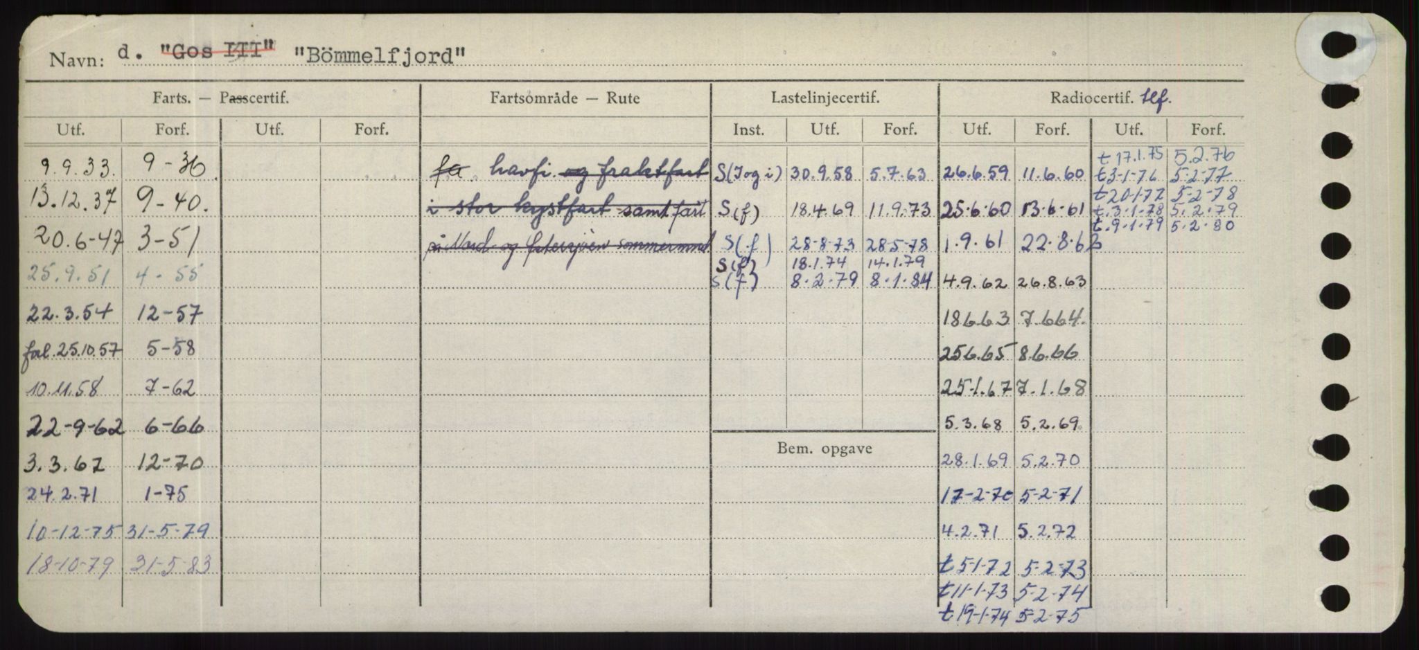 Sjøfartsdirektoratet med forløpere, Skipsmålingen, RA/S-1627/H/Hd/L0006: Fartøy, Byg-Båt, s. 818