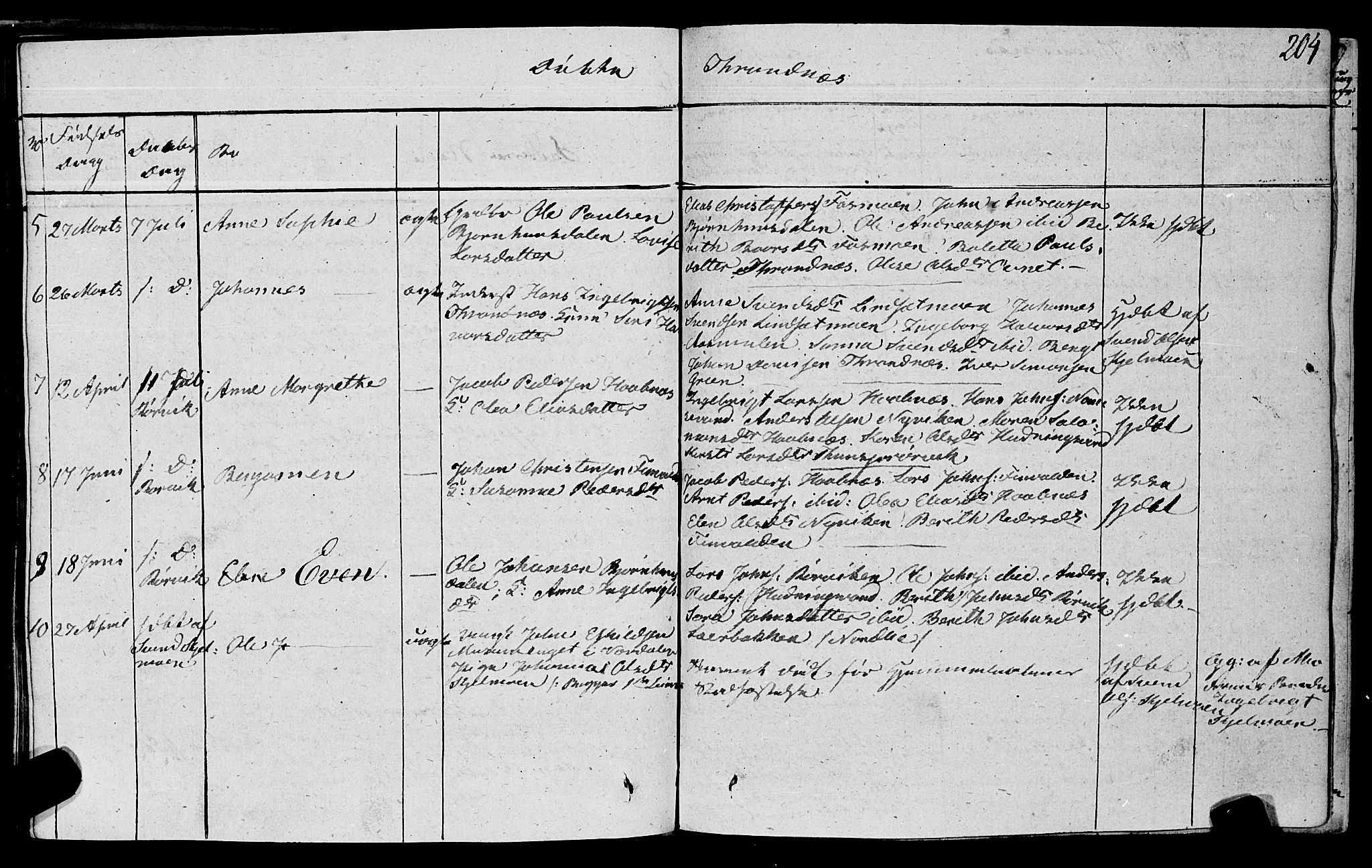 Ministerialprotokoller, klokkerbøker og fødselsregistre - Nord-Trøndelag, AV/SAT-A-1458/762/L0538: Ministerialbok nr. 762A02 /2, 1833-1879, s. 204