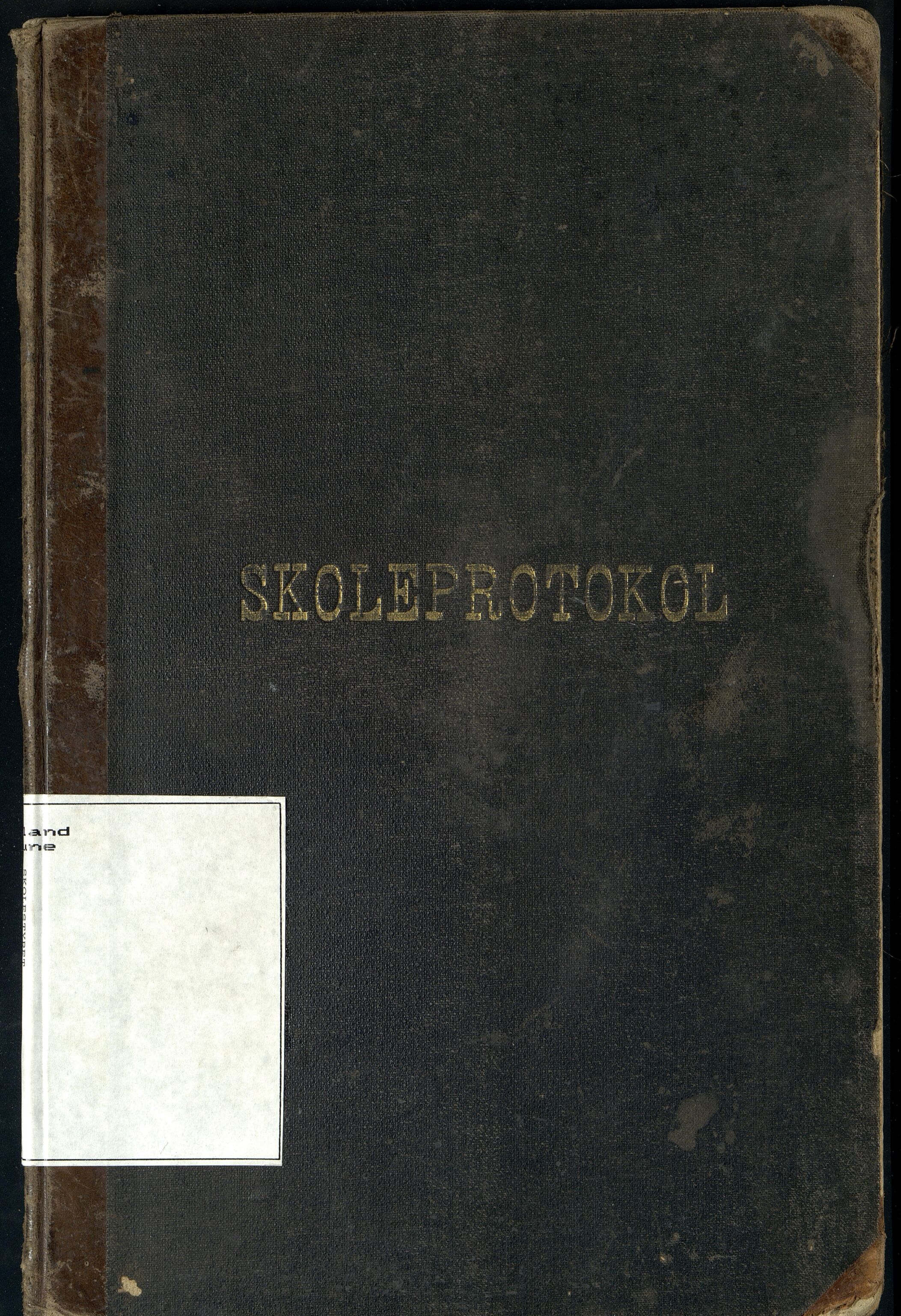 Fjotland kommune - Veggeland Skole, ARKSOR/1037FJ558/H/L0001: Skoleprotokoll, 1907-1919