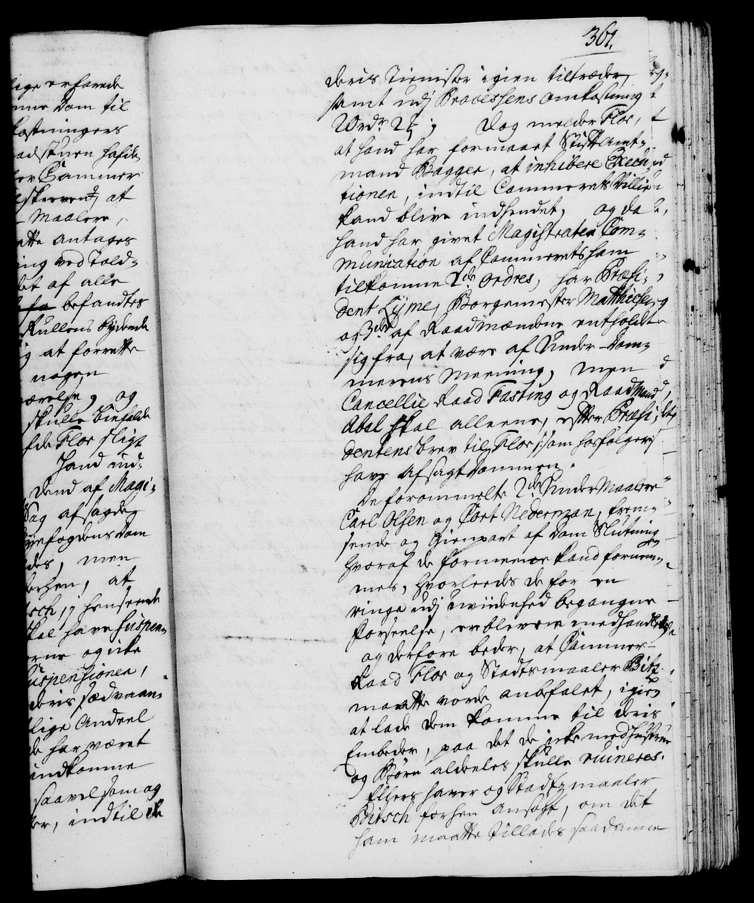 Rentekammeret, Kammerkanselliet, RA/EA-3111/G/Gh/Gha/L0020: Norsk ekstraktmemorialprotokoll (merket RK 53.65), 1738-1739, s. 361