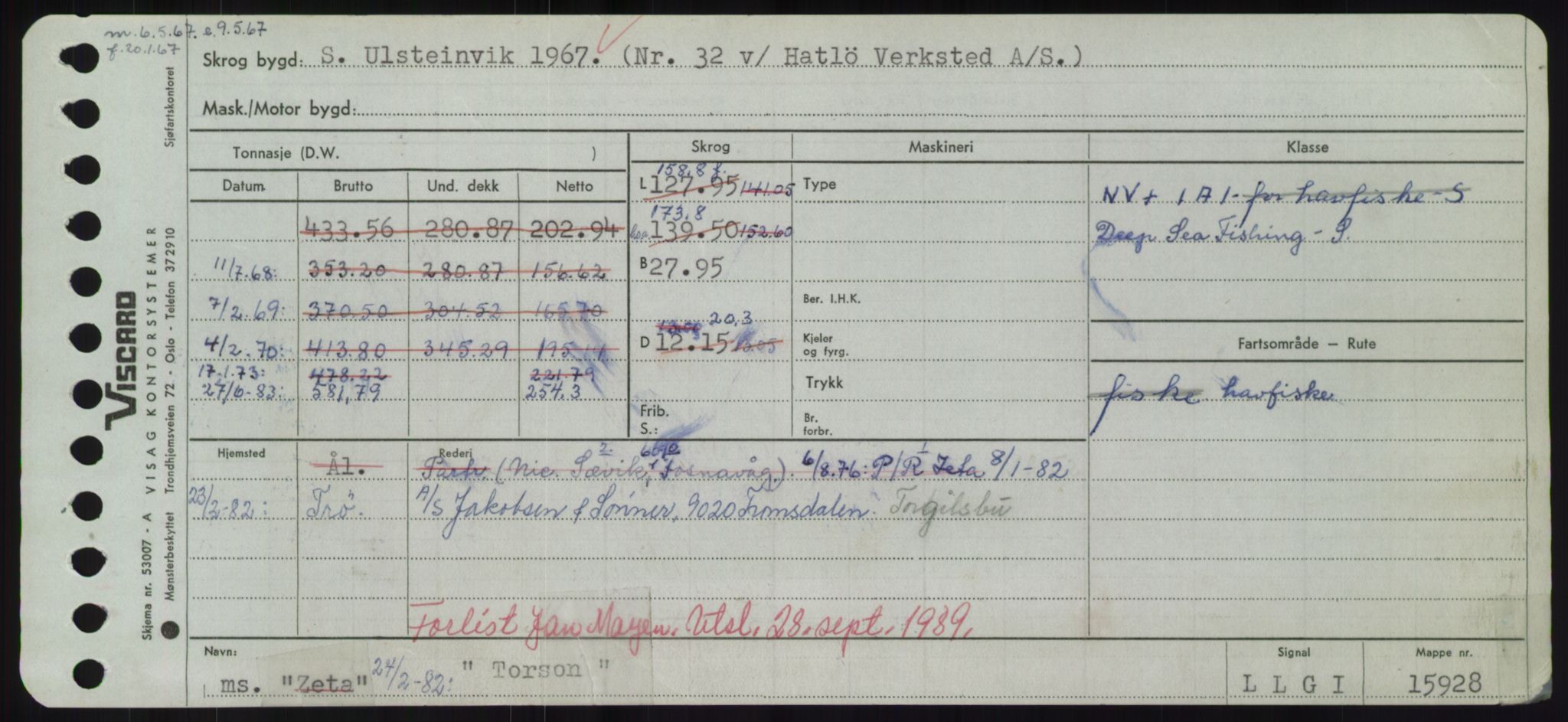 Sjøfartsdirektoratet med forløpere, Skipsmålingen, RA/S-1627/H/Hd/L0039: Fartøy, Ti-Tø, s. 375