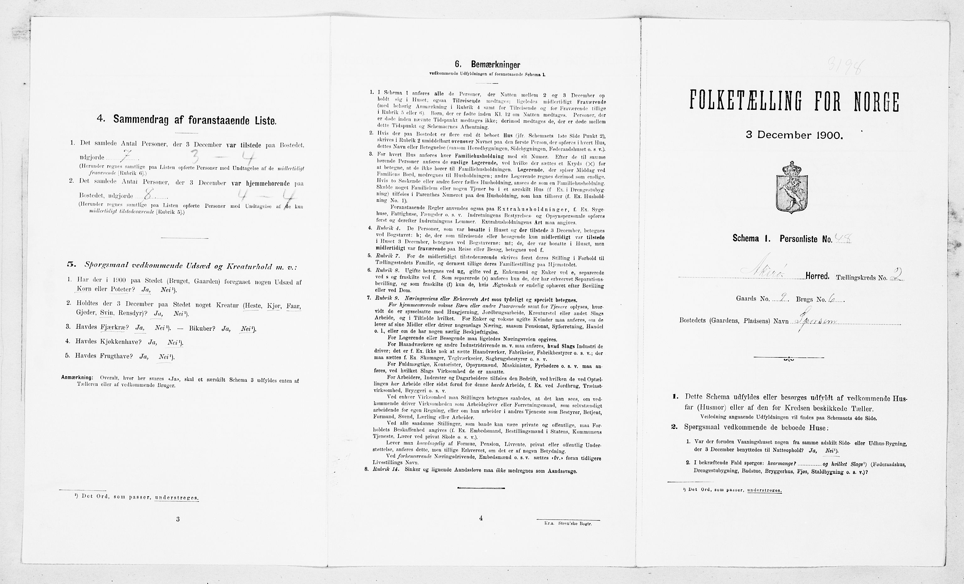 SAT, Folketelling 1900 for 1545 Aukra herred, 1900, s. 273